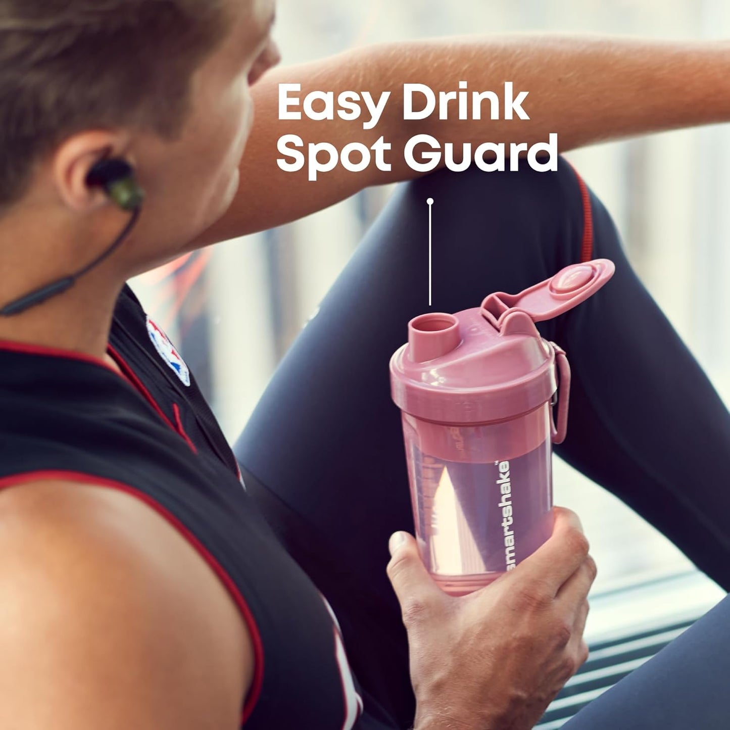 800ml-smartshake-o2go-one-protein-shaker-bottle---leakproof-screw-on-lid-bpa-free-27oz-mist-gray---unisex-5