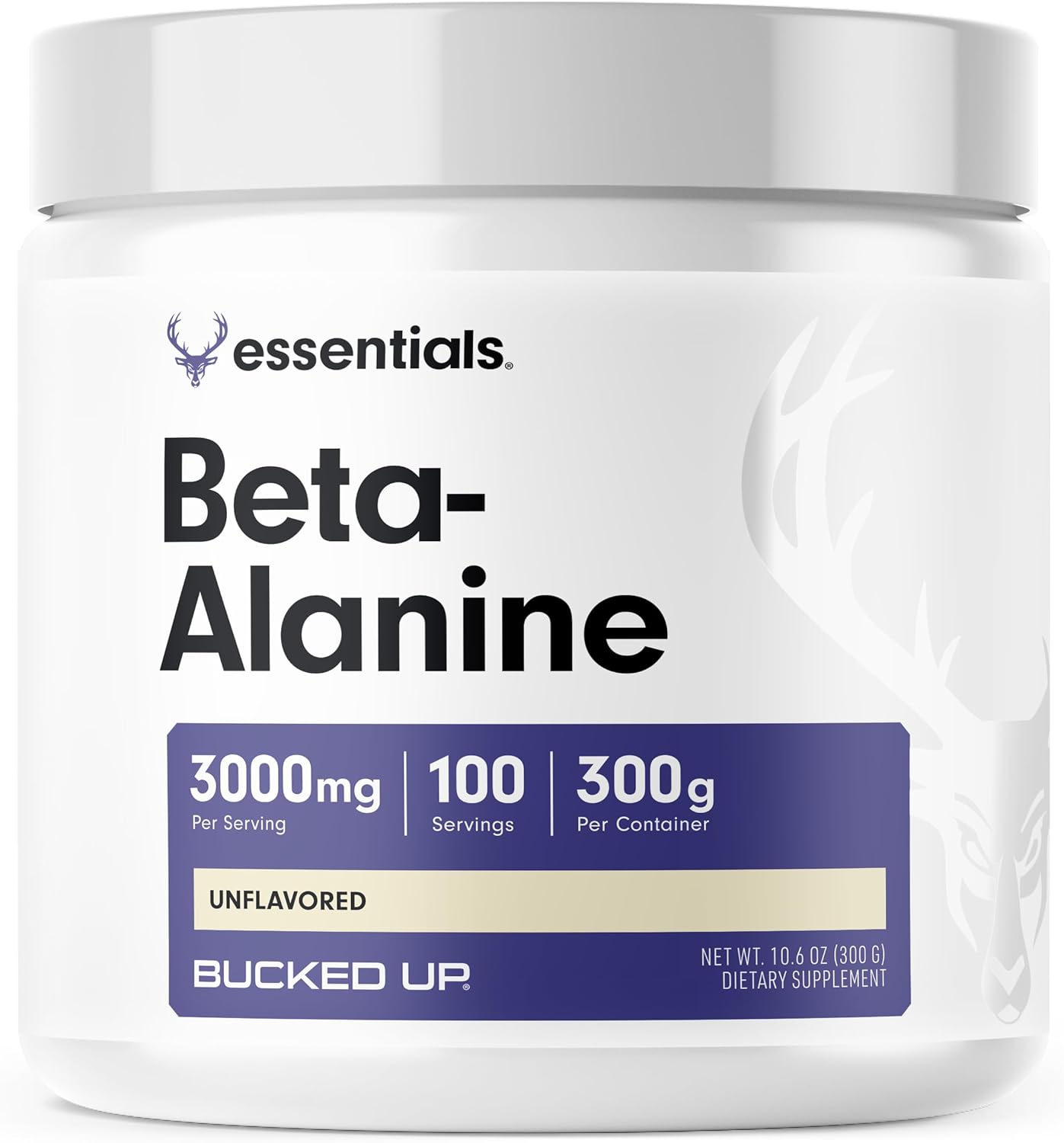 high-quality-bucked-up-beta-alanine-powder---300mg-non-gmo-gluten-free-unflavored---100-servings-1