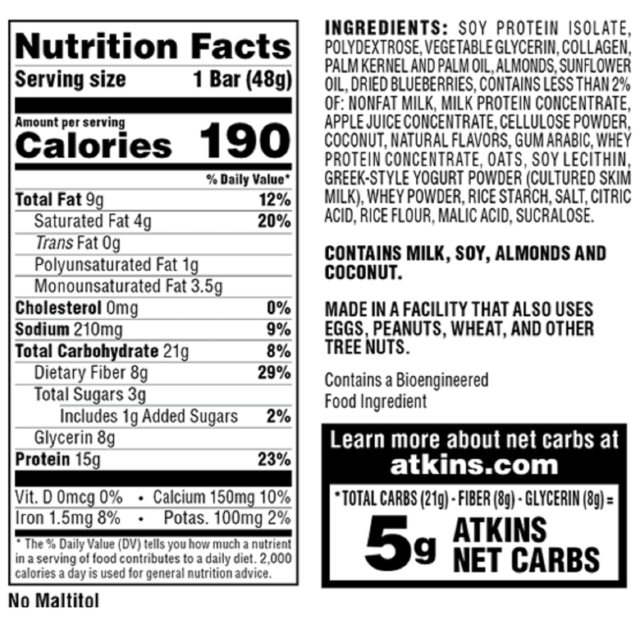 atkins-blueberry-greek-yogurt-protein-meal-bar---high-fiber-15g-protein-3g-sugar---keto-friendly-meal-replacement---5-count-7