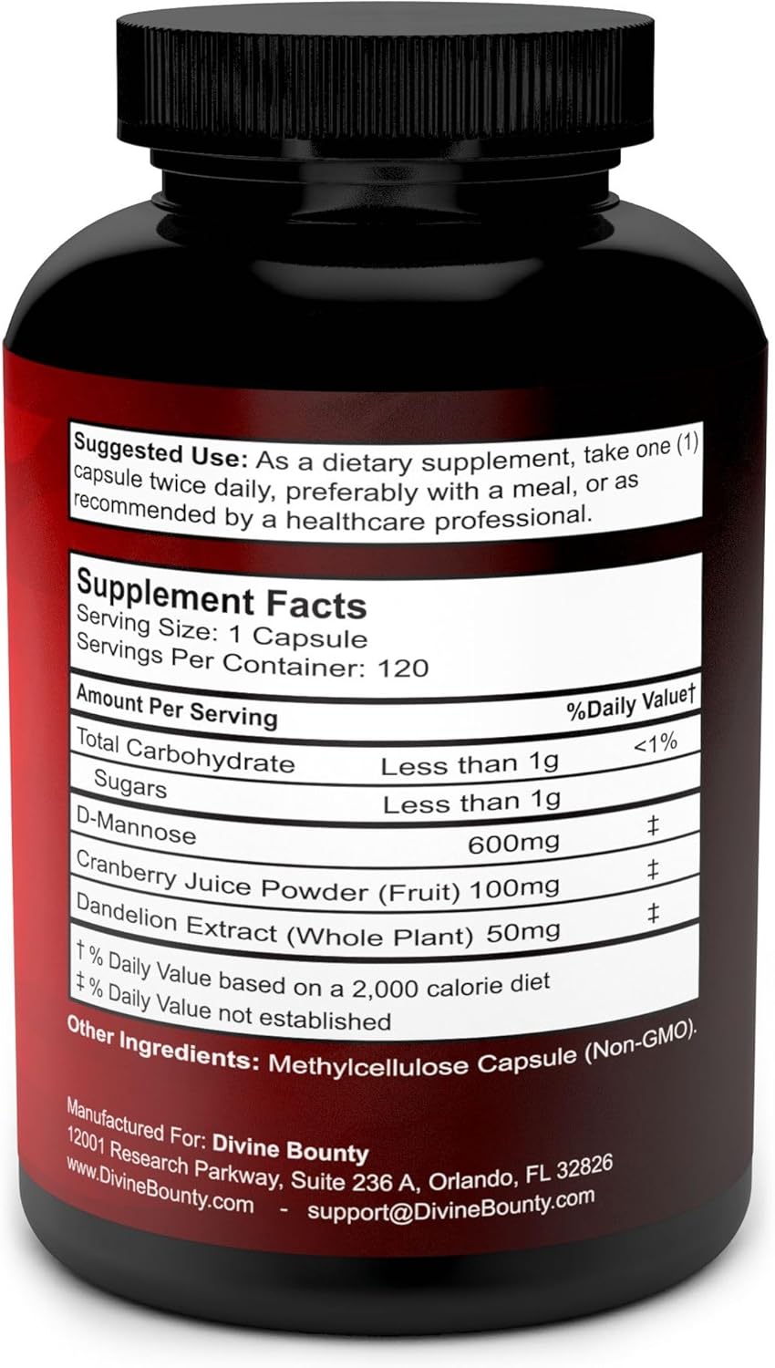 high-strength-d-mannose-capsules-with-cranberry-dandelion---600mg-powder-per-capsule---supports-urinary-tract-health---120-veg-caps-2