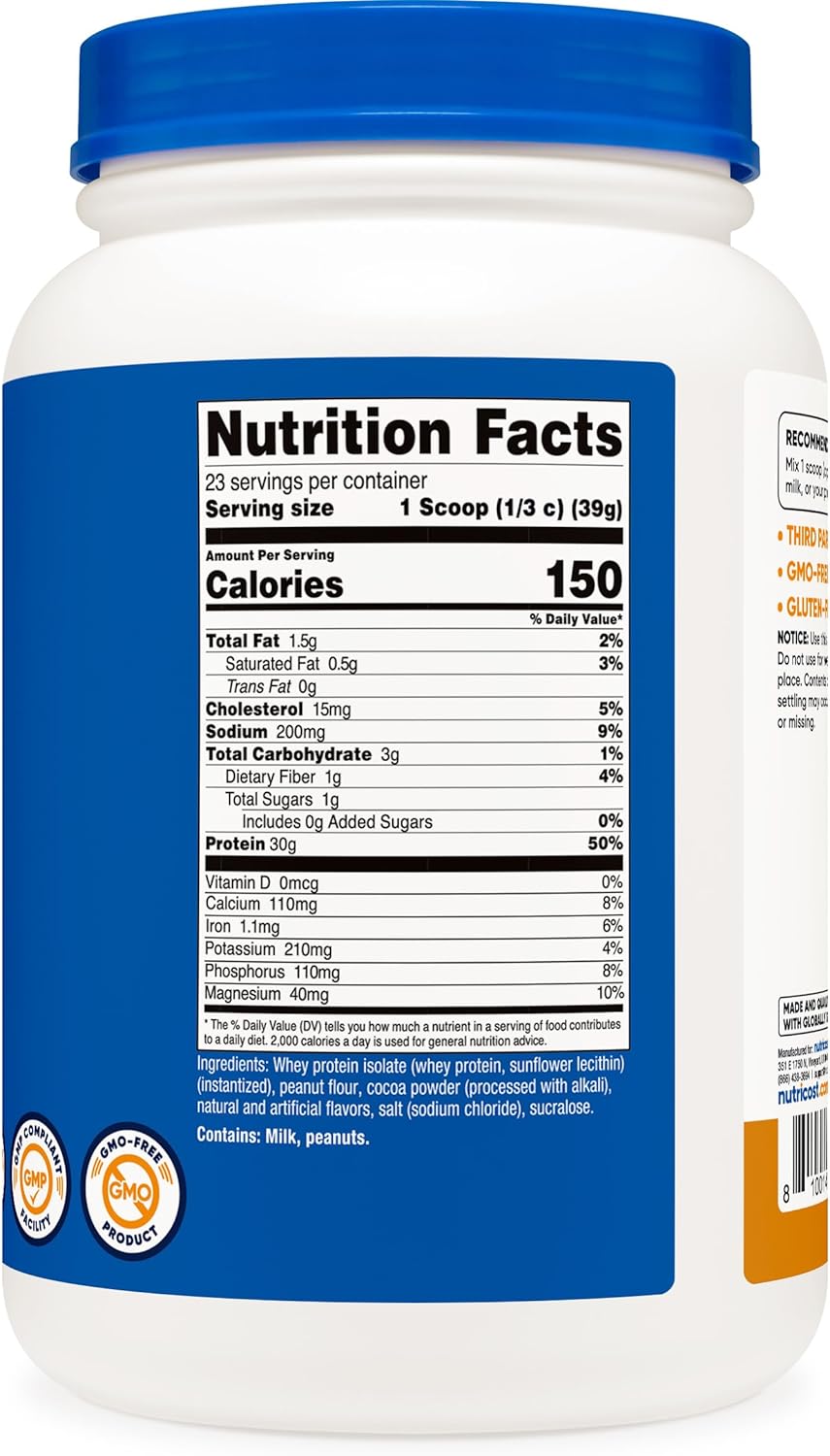 chocolate-peanut-butter-whey-protein-isolate-powder---nutricost-2lb-4