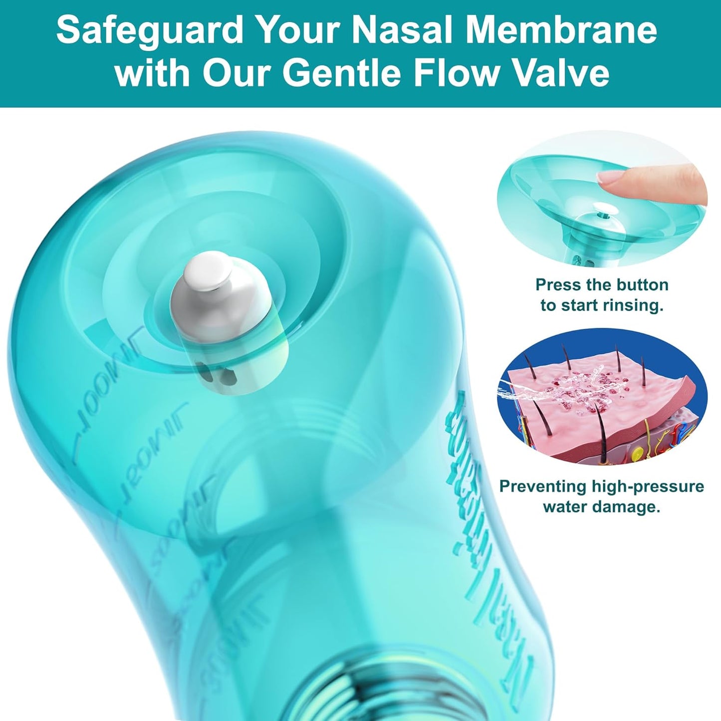 maoever-neti-pot-sinus-rinse-kit---300ml-nasal-wash-bottle-with-30-salt-packets---nose-cleaner-for-adults-kids---bpa-free---green-3