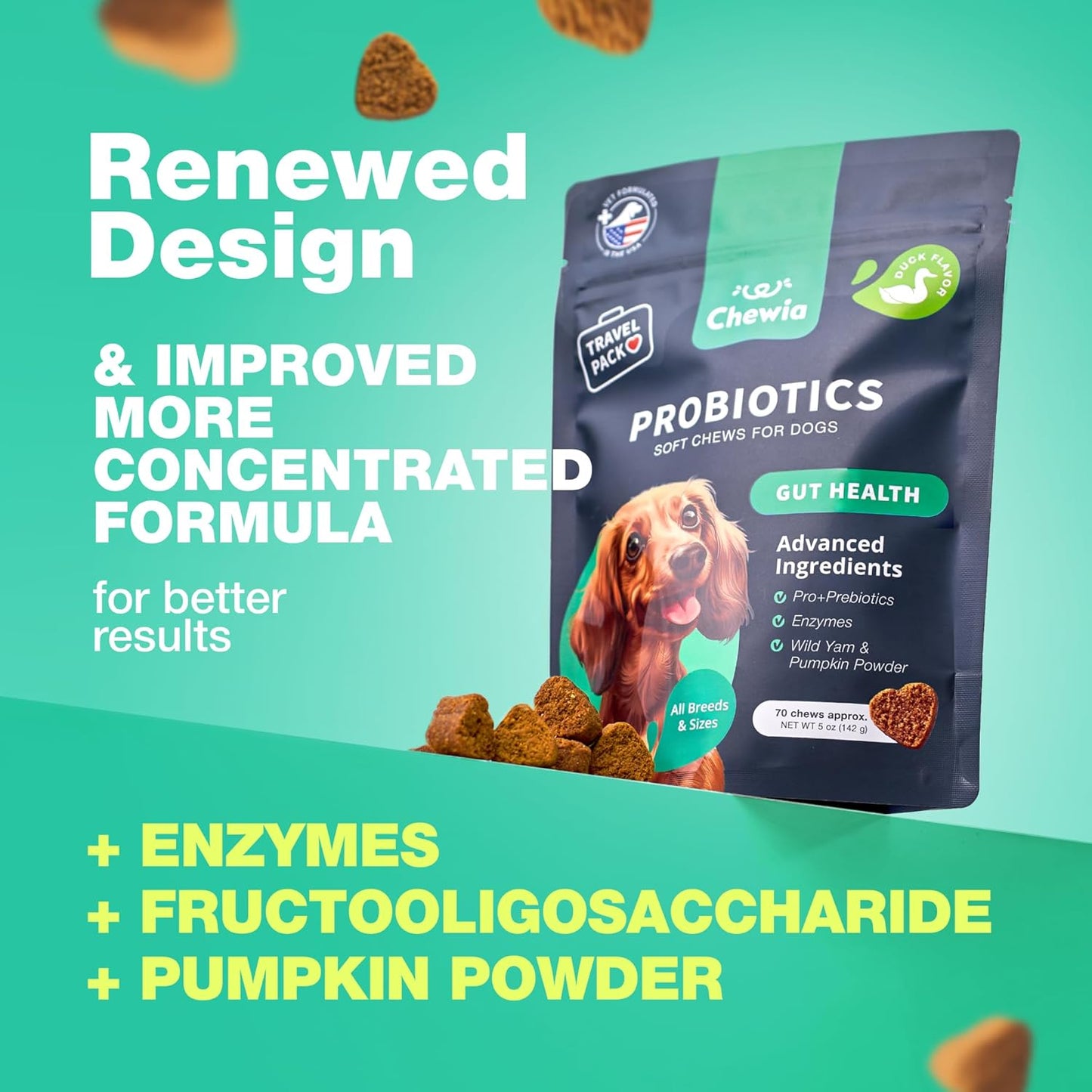 dog-probiotic-chews-for-gut-health-immunity-and-allergies---digestive-enzymes-for-itchy-skin-and-yeast-balance---coprophagia-deterrent---180-probiotic-treats-2