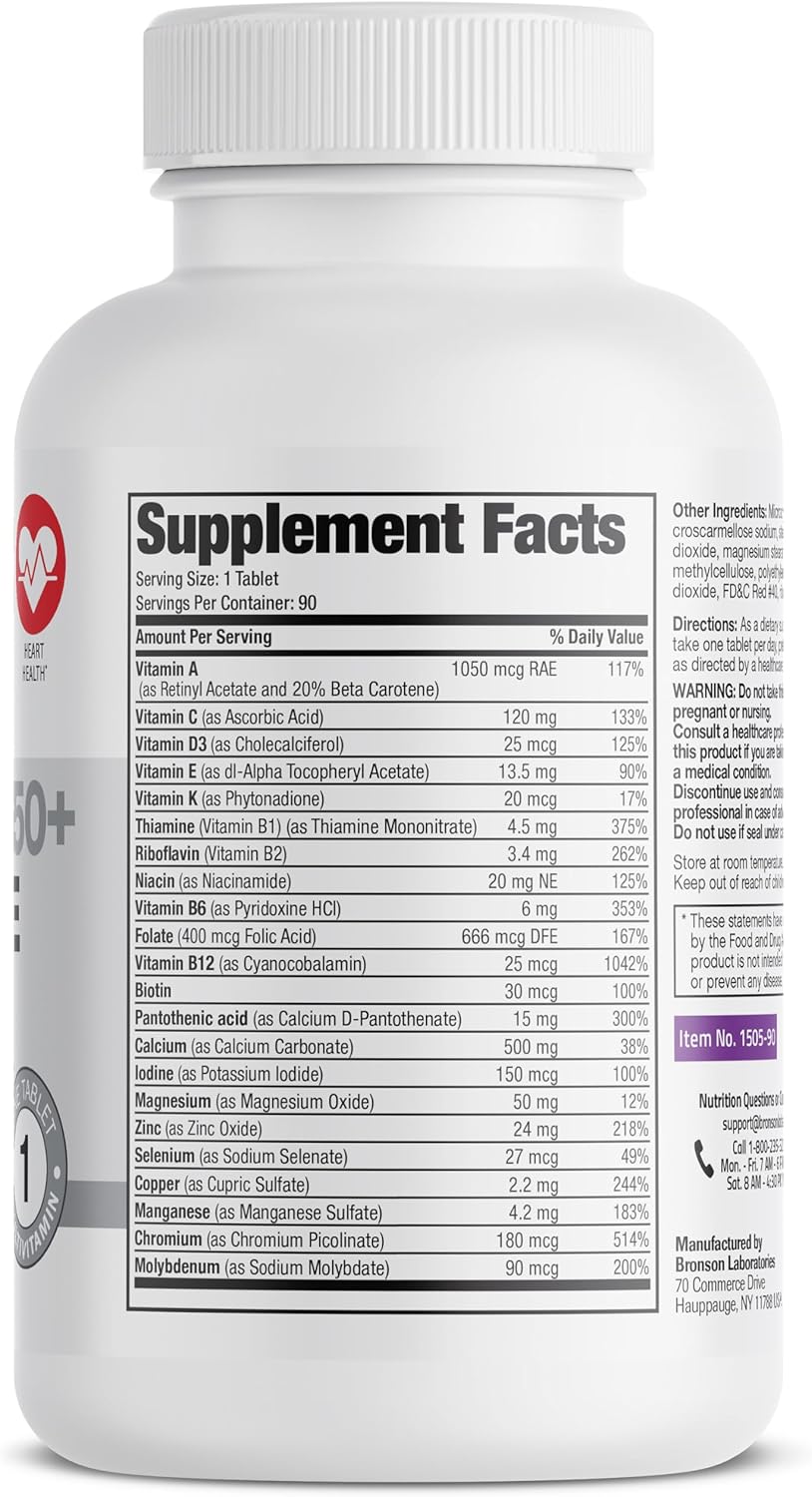 bronson-one-daily-womens-50-multivitamin-90-tablets---complete-multimineral-formula-for-women-over-50-2
