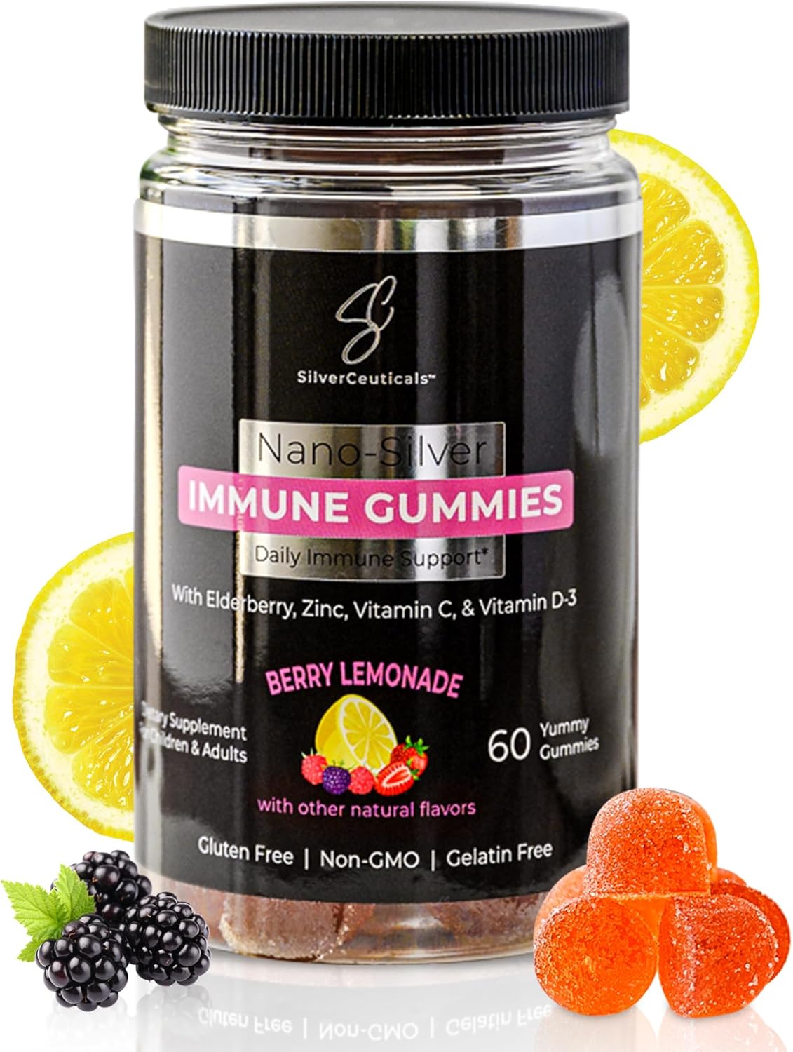 immune-boosting-silverceuticals-gummies-with-elderberry-vitamin-c-d-zinc---supports-health-for-kids-adults---nano-colloidal-silver---gluten-gelatin-free---berry-lemonade-flavor---60-count-1