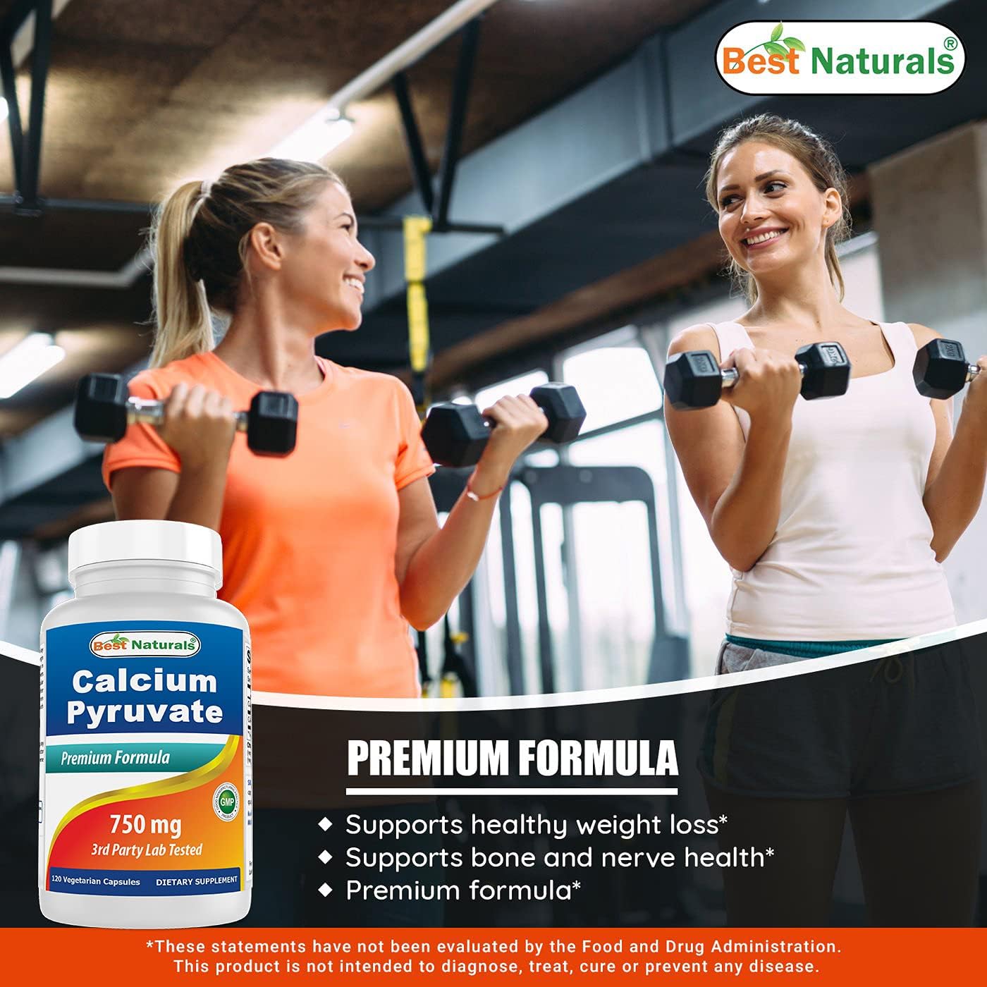 2 Pack Calcium Pyruvate 750mg 120 Capsules - Best Naturals Formula for Weight Management and Energy Support - Espot.com.au