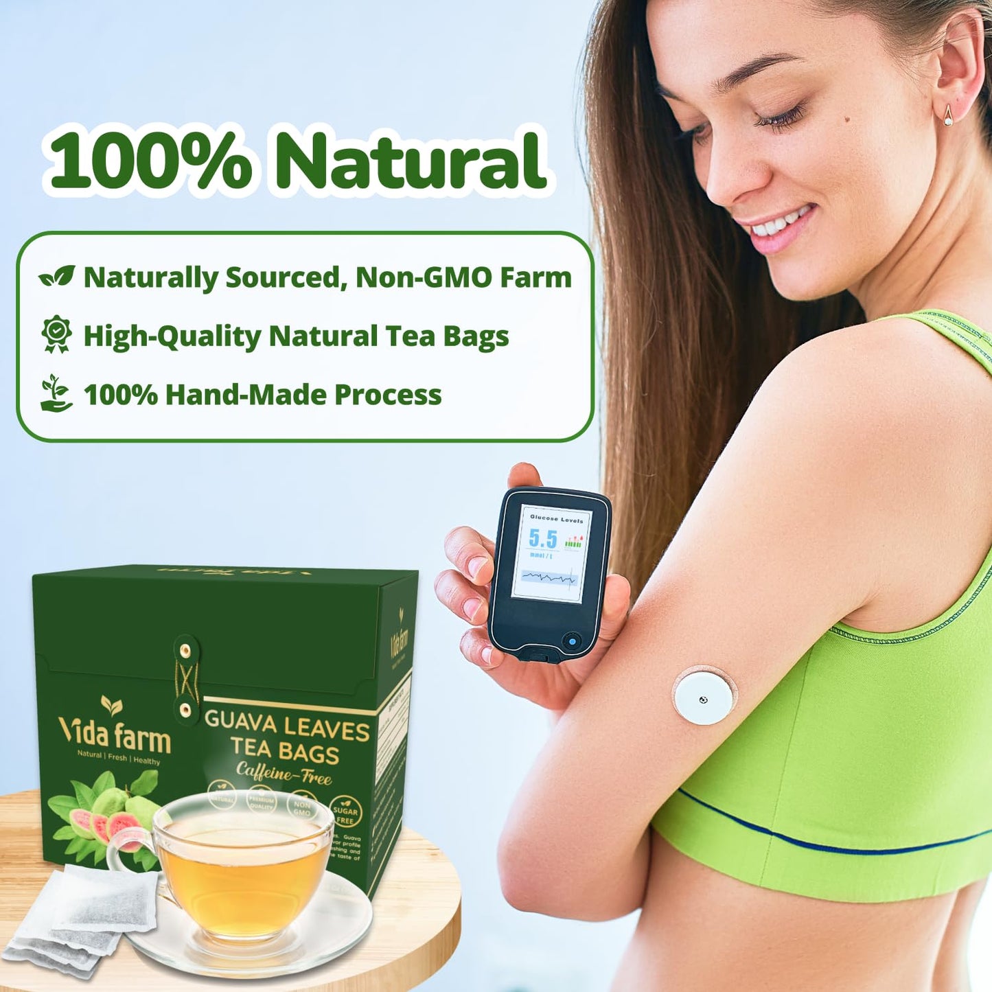 organic-guava-leaf-tea-bags---75-bags-of-handpicked-dried-guava-leaves---zero-sugar-non-gmo-caffeine-free-gluten-free---vegan-friendly-tea-4