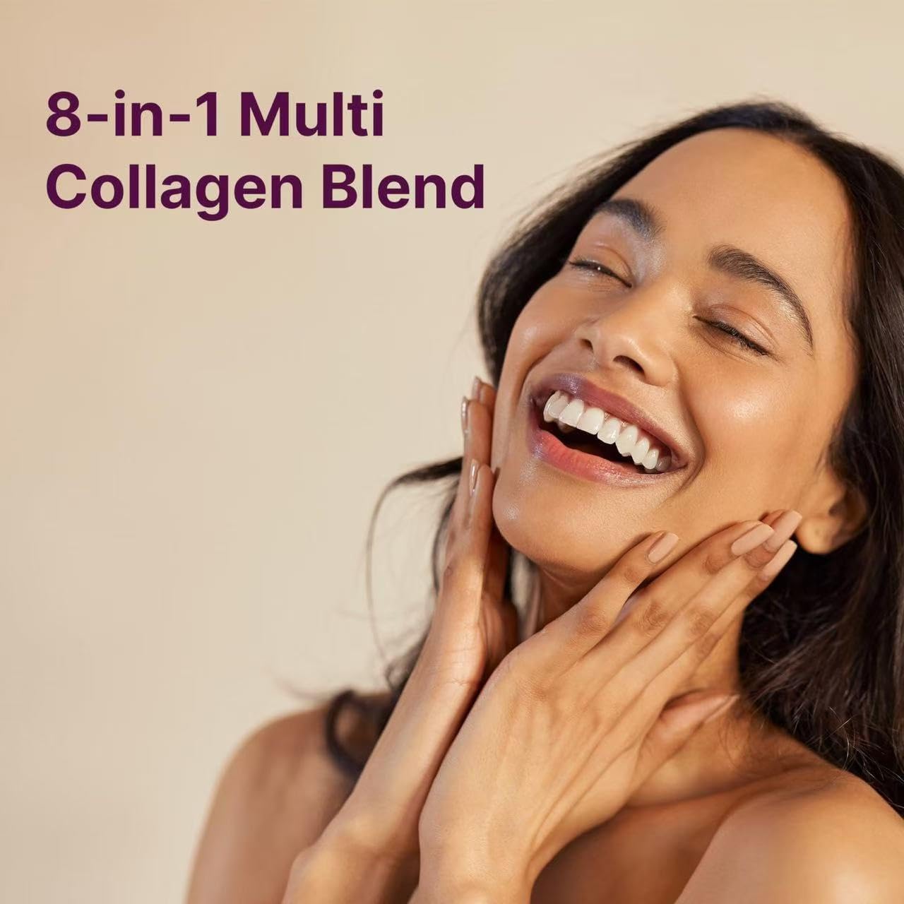 720 Capsules Tousun Multi Collagen Complex for Women - 8-in-1 Blend with Biotin, Vitamin C, and Hyaluronic Acid - Types I, II, III, V, X - Dietary Supplement