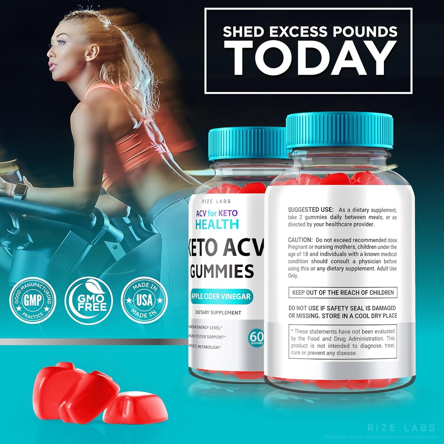750mg ACV Gummies for Keto Slimming Formula - Apple Cider Vinegar Supplement for Belly Fat - 300 Gummies