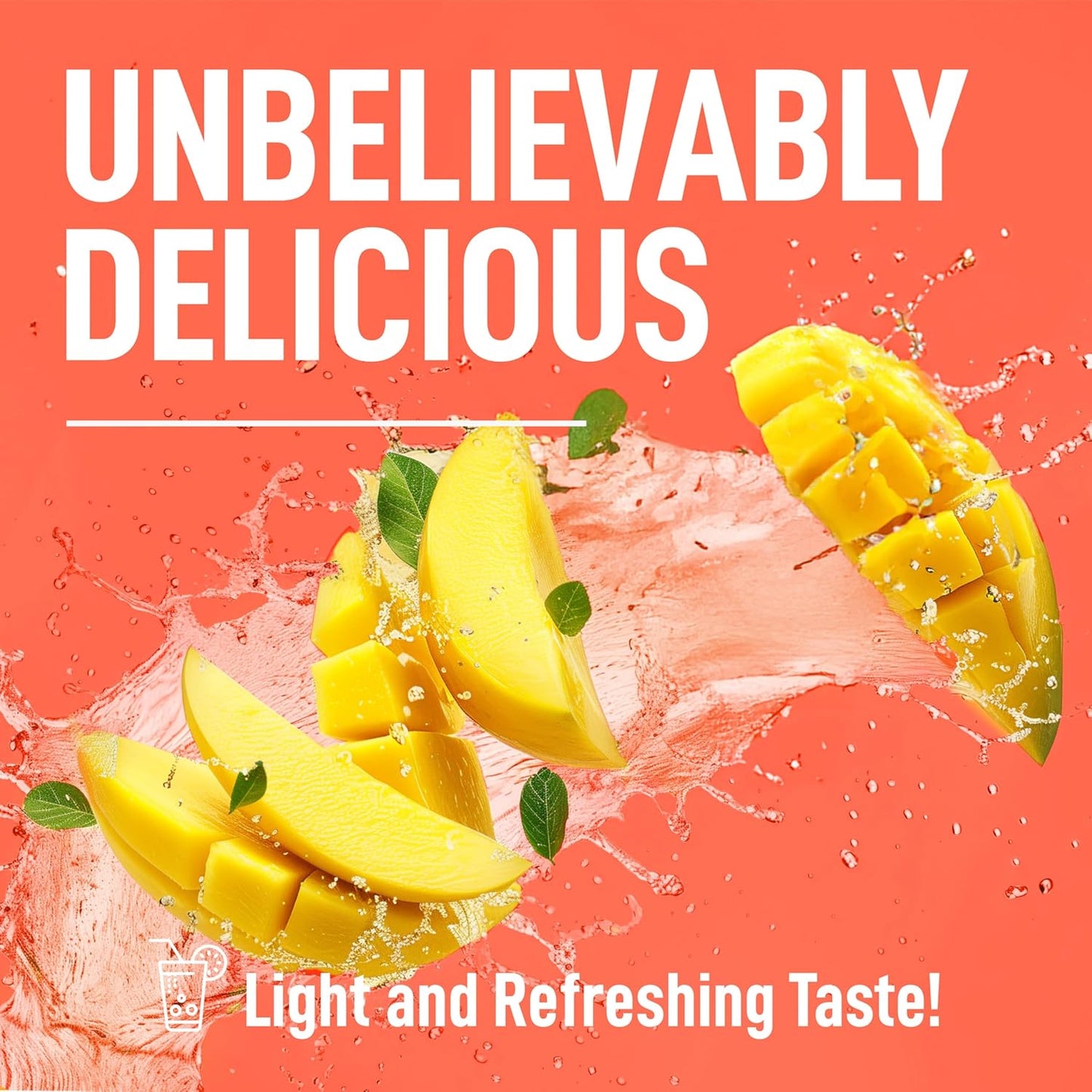 Mango Flavored Keto Electrolyte Powder with No Sugar - Hydration Support for Keto Dieters - Sugar-Free Electrolyte Supplement - Sips Like Sunshine - Espot.com.au