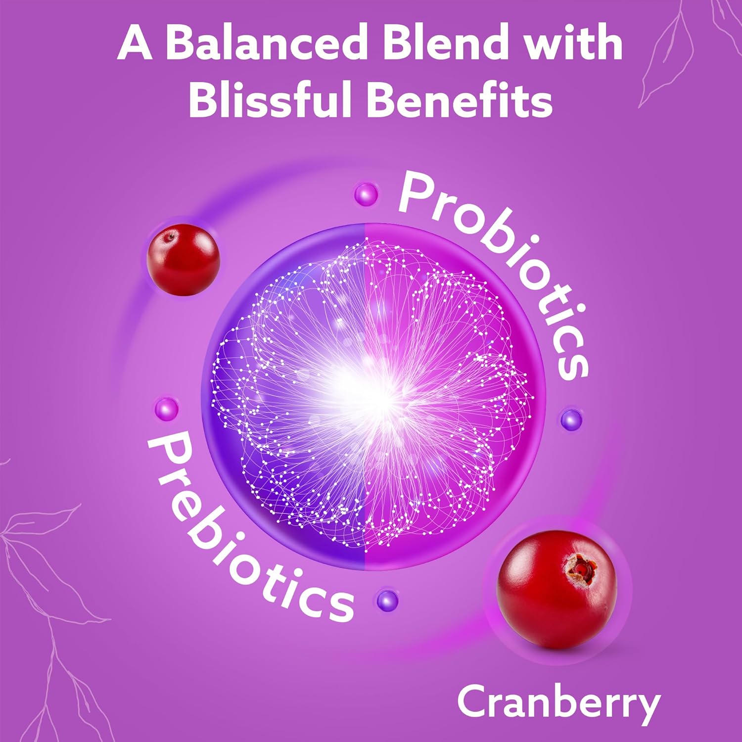 Women's Probiotic Supplement with Cranberry for Vaginal Health & UTI Prevention - 60 Capsules for pH Balance & Gut Flora - Probiotics with Prebiotics for Women's Wellness - Espot.com.au