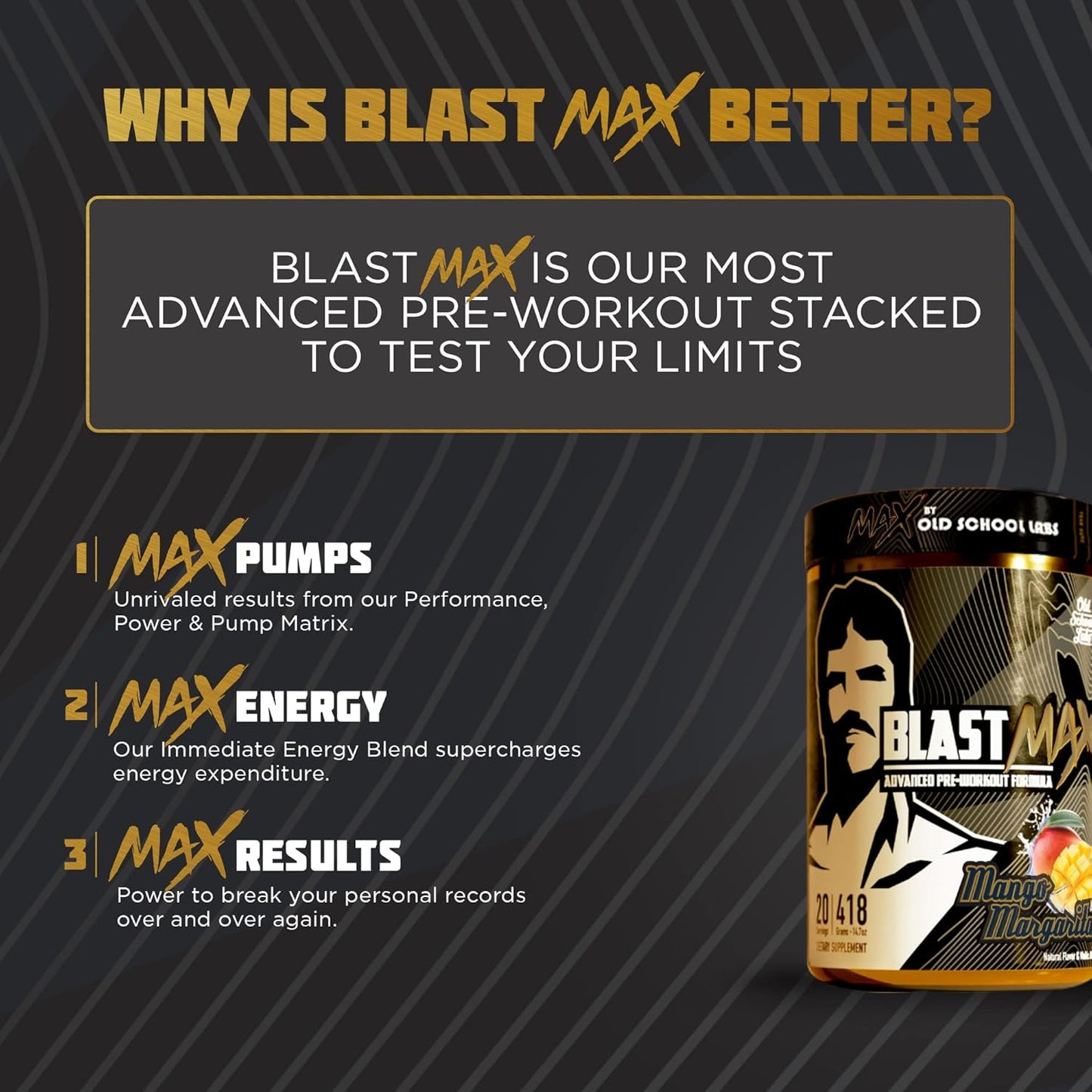 old-school-labs-blast-max-pre-workout-powder---high-stim-energy-drink-for-max-endurance-pumps-focus-and-power---sugar-free-mango-margarita---418g-3