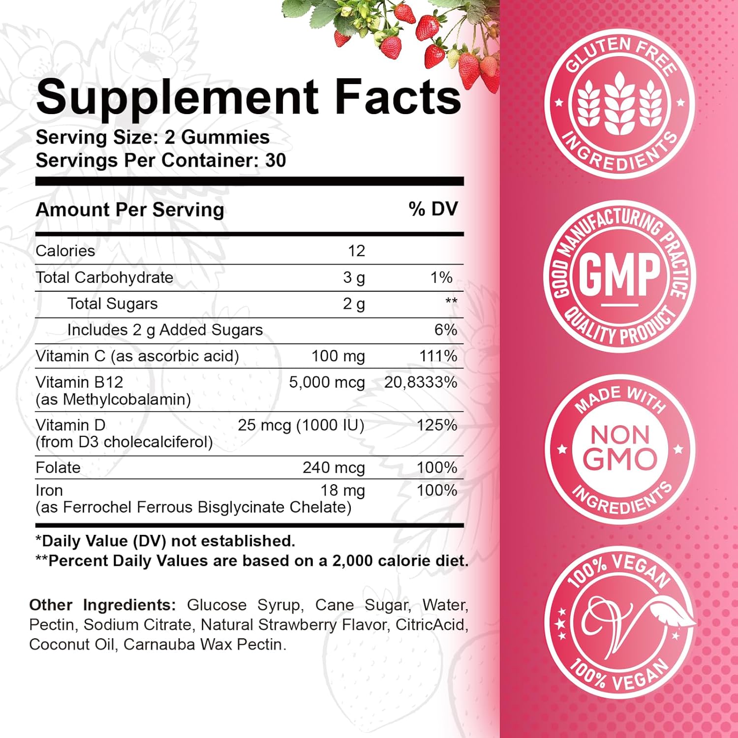 5000-mcg-methylcobalamin-b12-gummies-with-iron-vitamin-c-d3-folate-energy-metabolism-support-immune-boost-chewable-supplement-strawberry-flavor-for-men-women-2