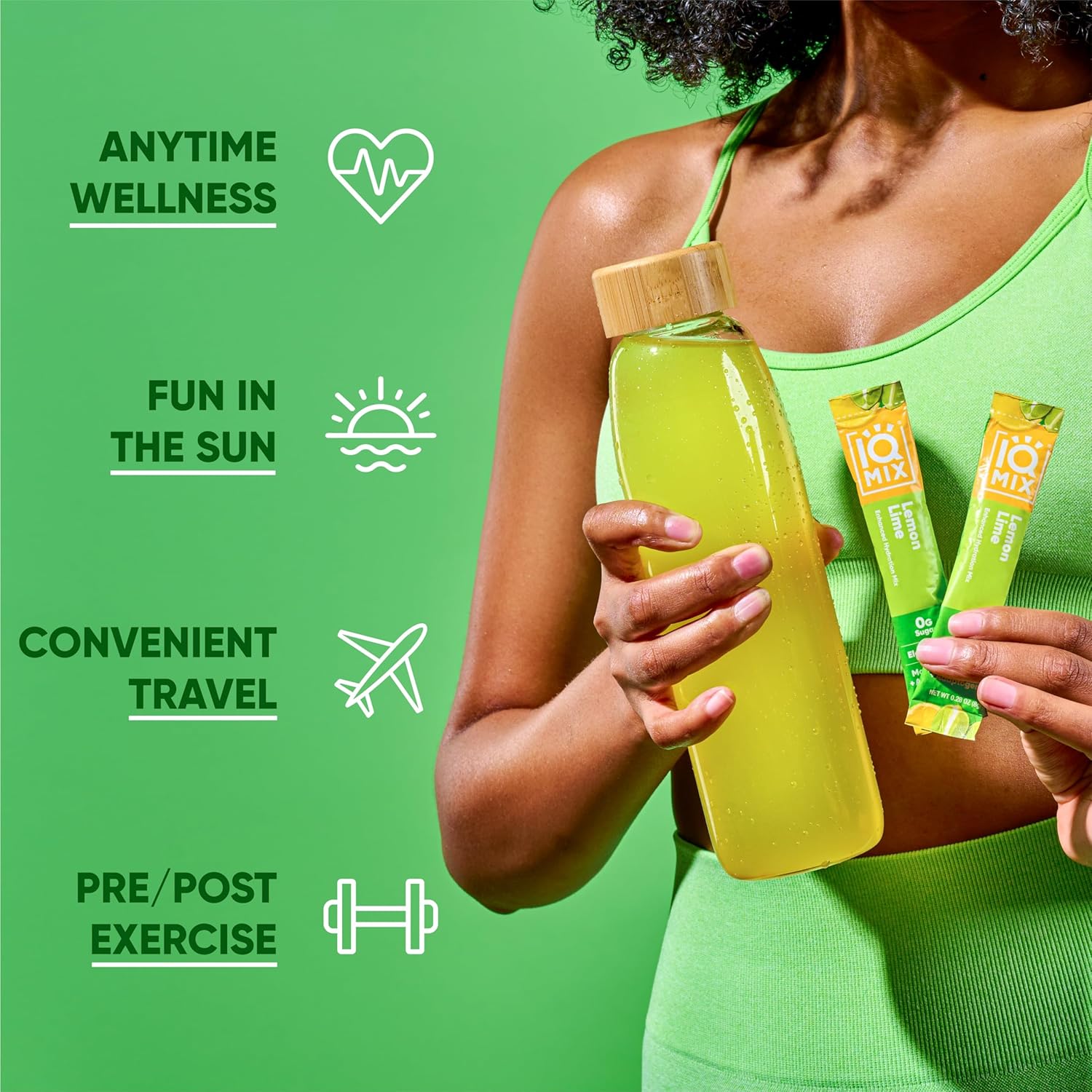iqbar-iqmix-electrolyte-powder-packets---sugar-free-hydration-drink-mix-with-keto-electrolytes-lions-mane-magnesium-and-potassium---lemon-lime-flavor-20-pack-8