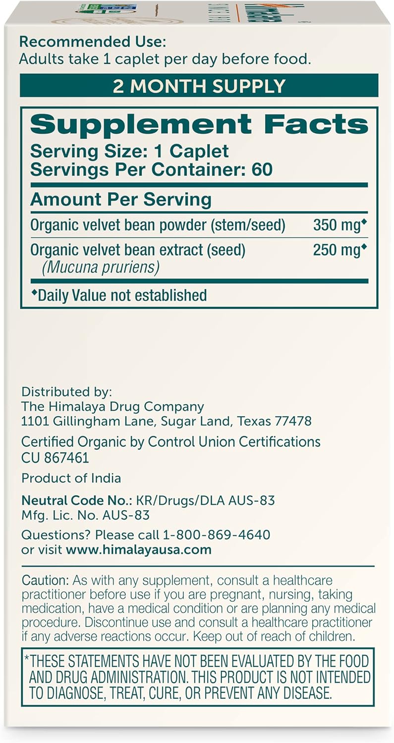 organic-mucunapruriens-herbal-supplement---600mg-60-plant-caplets---relaxation-brain-function---non-gmo-usda-organic-vegan-gluten-free---60-day-supply-2