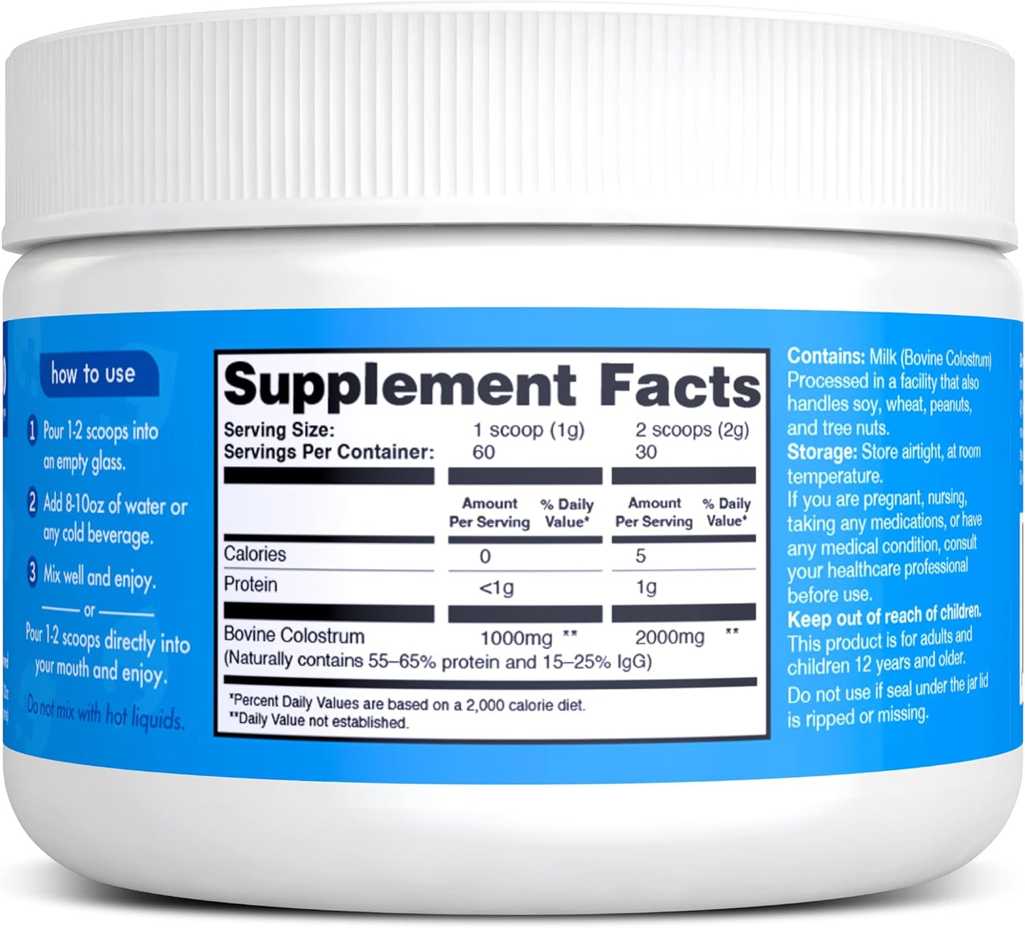 premium-bovine-colostrum-powder-supplement-for-gut-health-immune-support---2000mg-gluten-sugar-free---unflavored---30-servings-6