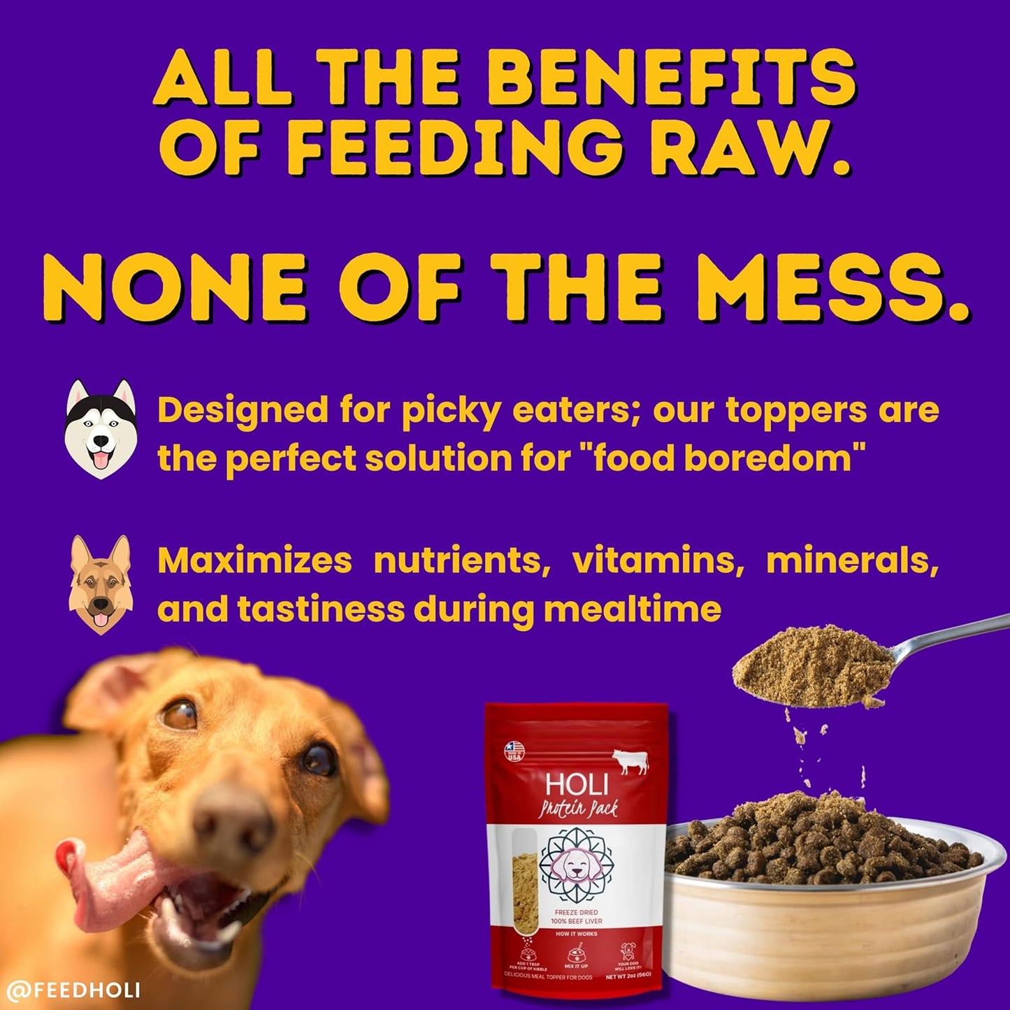 freeze-dried-beef-liver-dog-food-topper---single-ingredient-human-grade---protein-and-flavor-enhancer-for-picky-dogs---grain-free---all-natural---2oz-4