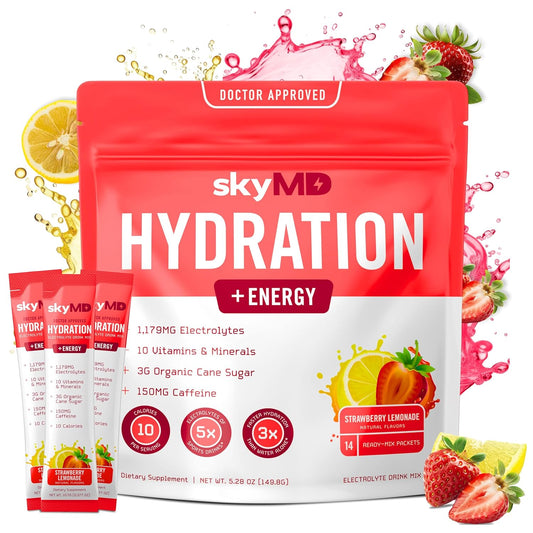 skymd-electrolyte-hydration-energy-powder-sticks---boost-focus-performance-with-natural-caffeine---strawberry-lemonade-flavor---14-packets-for-water-mixing-1