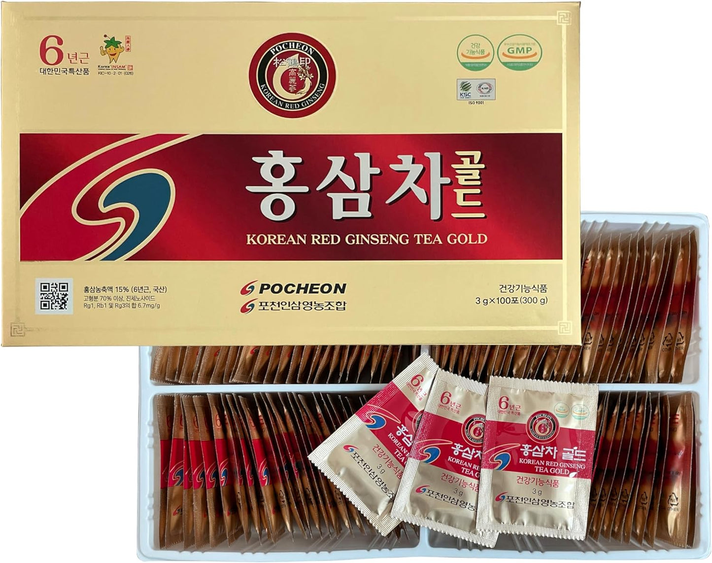 korean-red-ginseng-extract-tea-gold-300g-106oz---100-tea-bags-6-year-panax-immune-support---pochon-red-ginseng-root-1