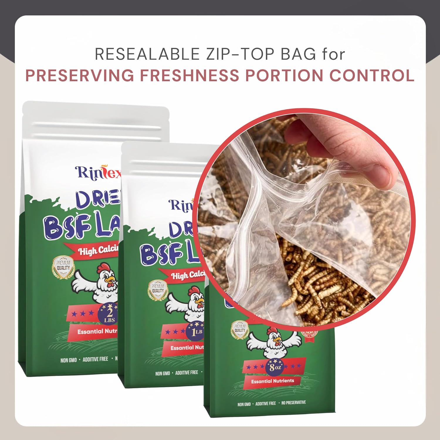8-oz-rinlex-dried-black-soldier-fly-larvae---non-gmo-pure-protein-source-feather-fixer---high-calcium-wild-bird-food-for-baby-ducks-toads-snails-and-lizards-6