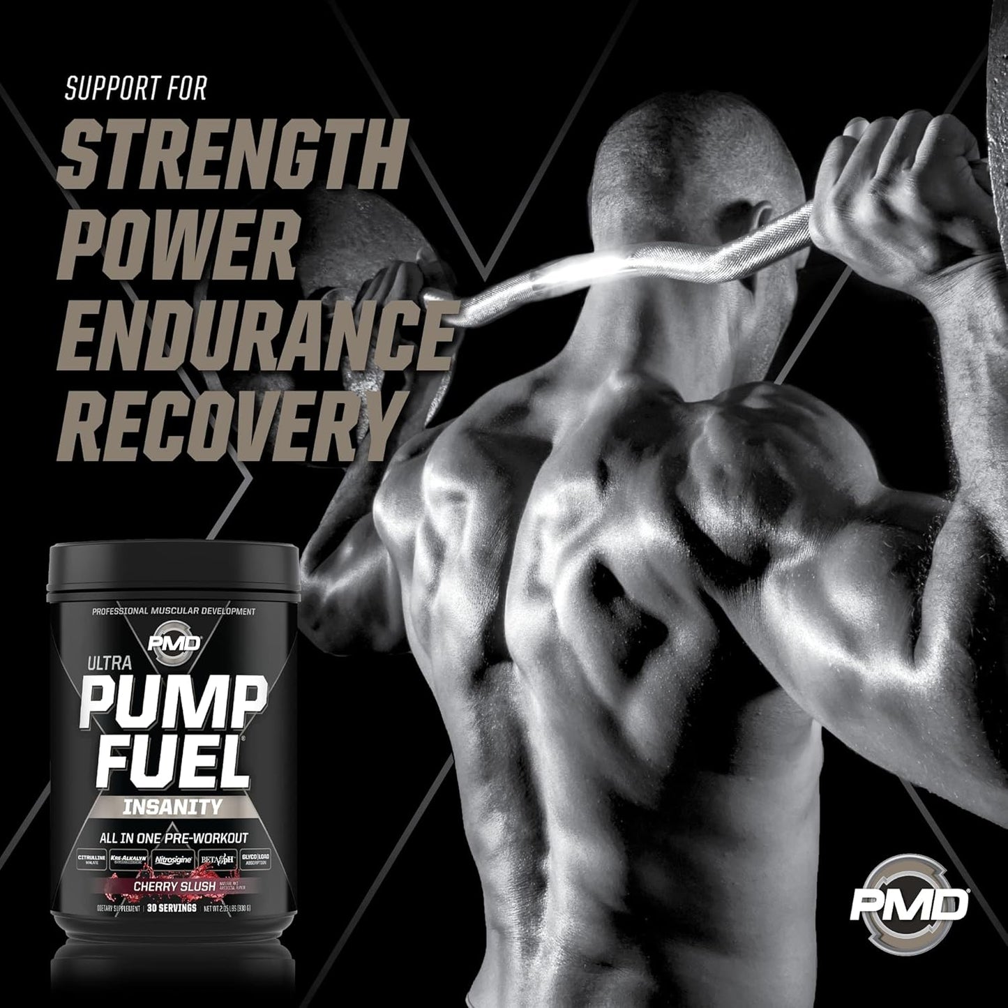 pmd-sports-ultra-pump-fuel-insanity-cherry-slush-pre-workout-drink-mix---boost-energy-strength-endurance-recovery---contains-complex-carbohydrates-and-amino-energy---30-servings-5