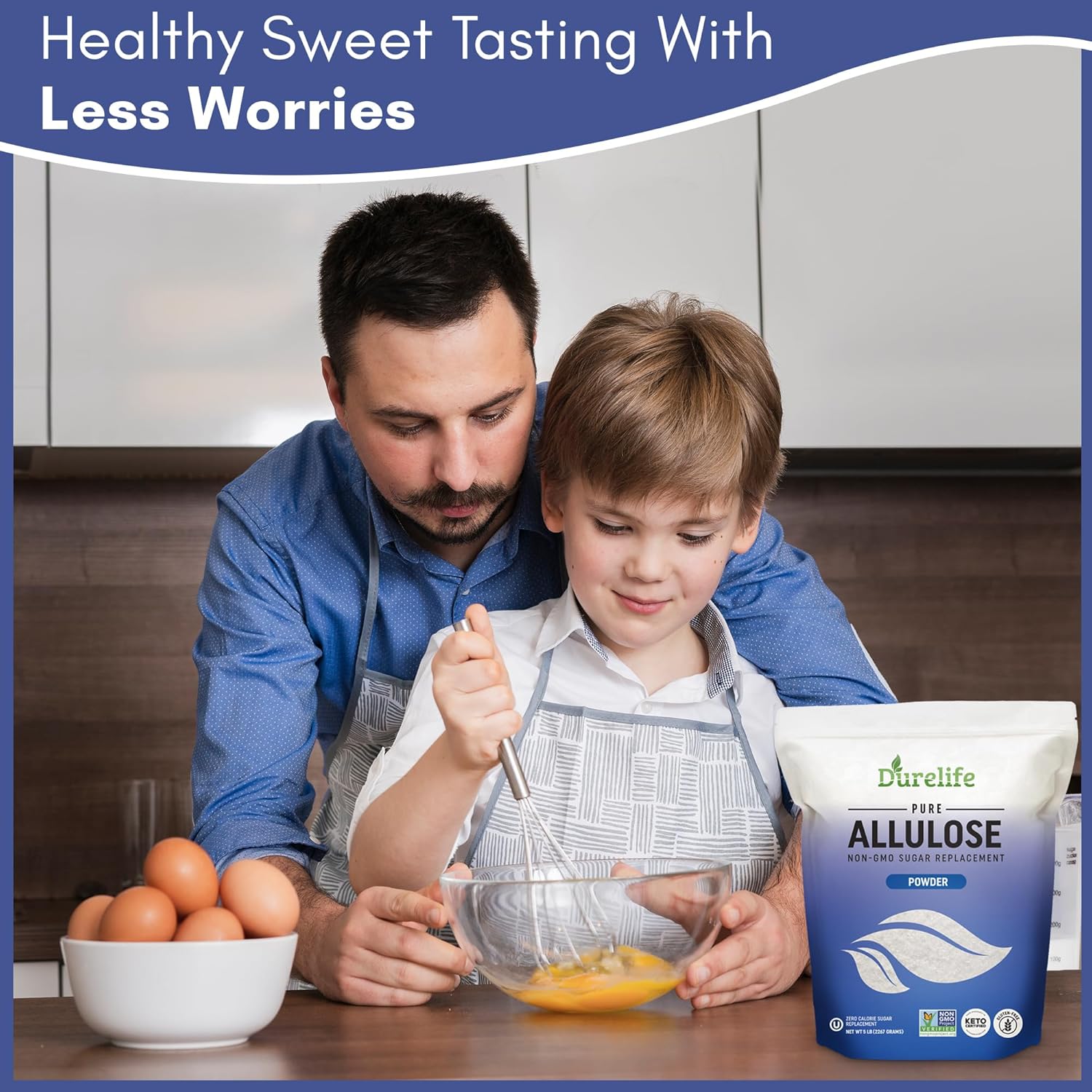 3-lb-durelife-allulose-sweetener---pure-powdered-sugar-substitute-non-gmo-keto-certified-ou-kosher-zero-calories---3-lbs-2