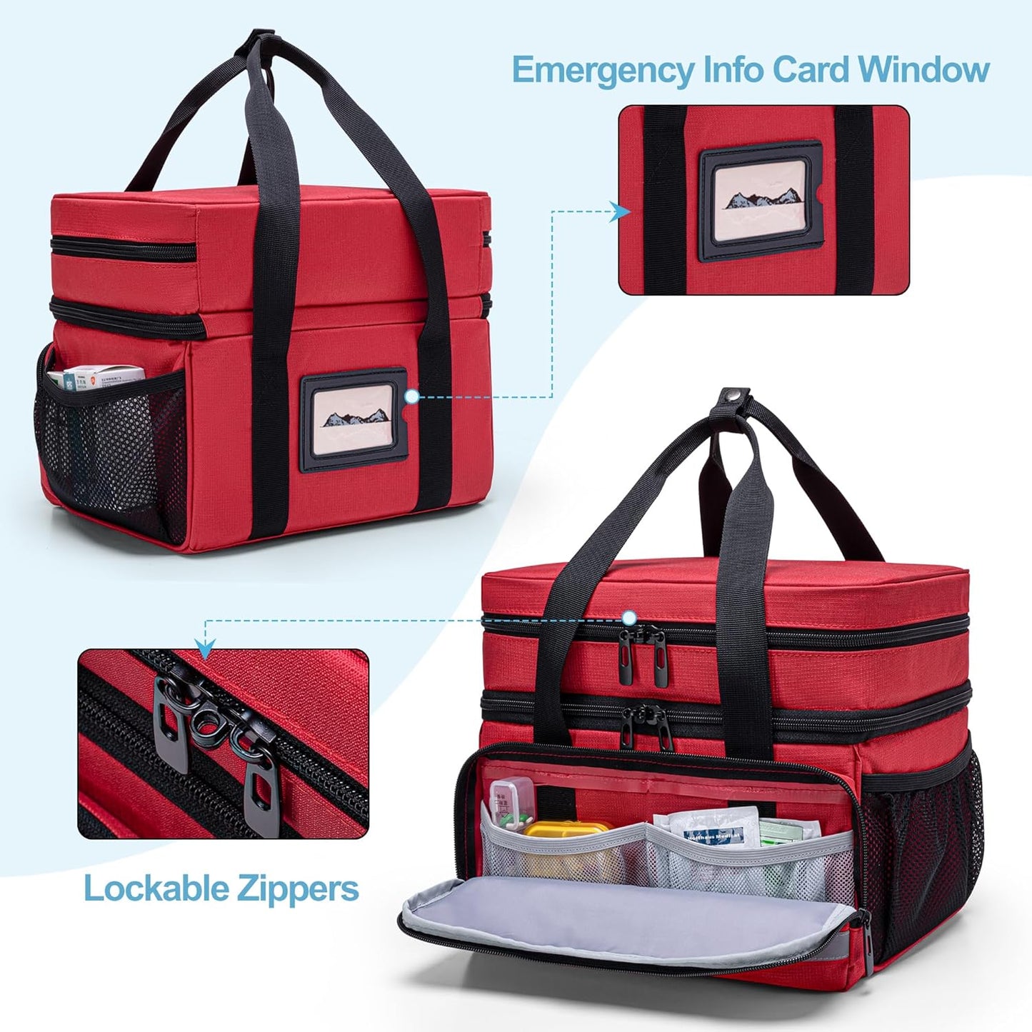 curmio-double-layers-pill-bottle-organizer-bag-with-lockable-zippers---red-travel-friendly-medication-storage-case-for-prescription-bottles-and-medical-supplies-4