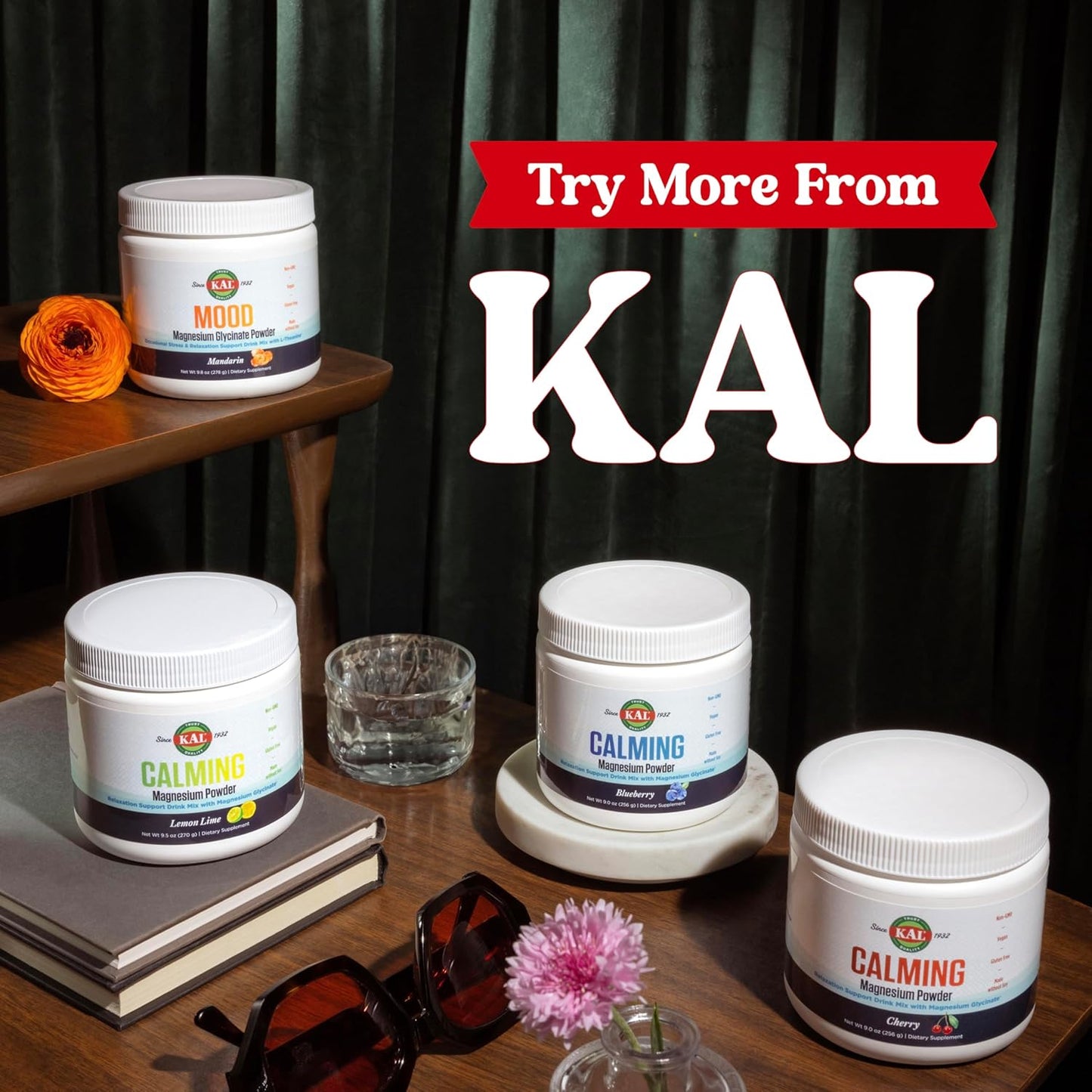 cherry-flavored-kal-calming-magnesium-powder---high-absorption-supplement-for-relaxation-support---vegan-gluten-free-no-added-sugar---40-servings-9-oz-7
