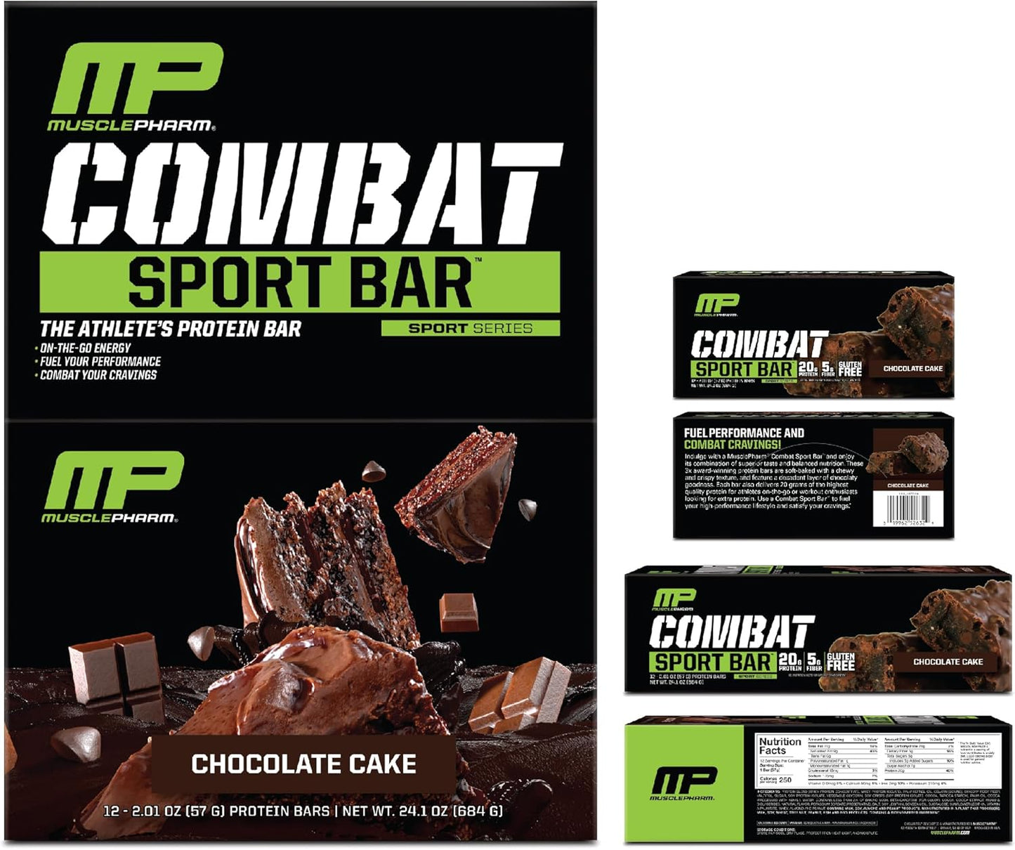 muscle-pharm-combat-sport-bar-chocolate-cake-flavor---high-protein-bars-with-20g-whey-protein-5g-fiber-gluten-free-12-bars---combat-cravings-fuel-performance-9