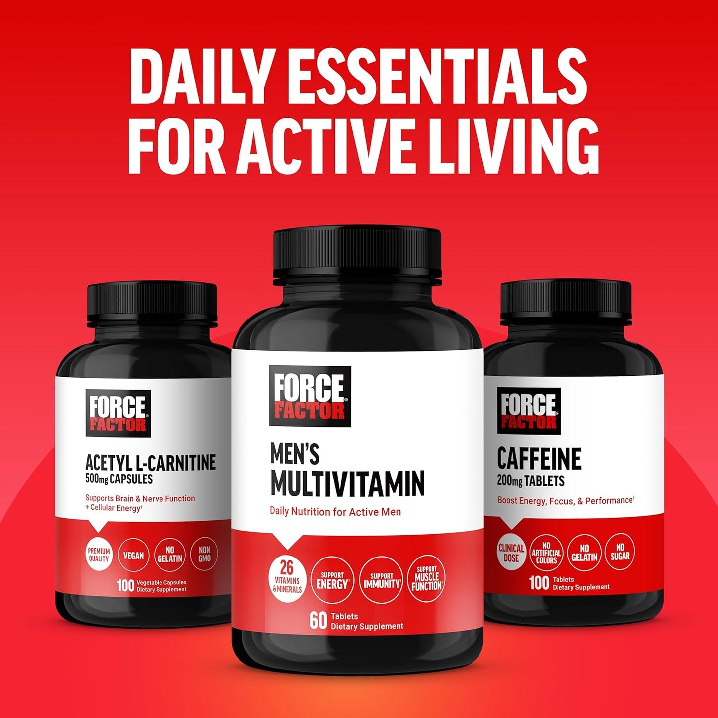 FORCE FACTOR Men's Probiotic - 50 Billion CFUs, 10 Strains, Digestive & Colon Health, Daily Wellness, Non-GMO, Vegan - 30 Capsules - Espot.com.au