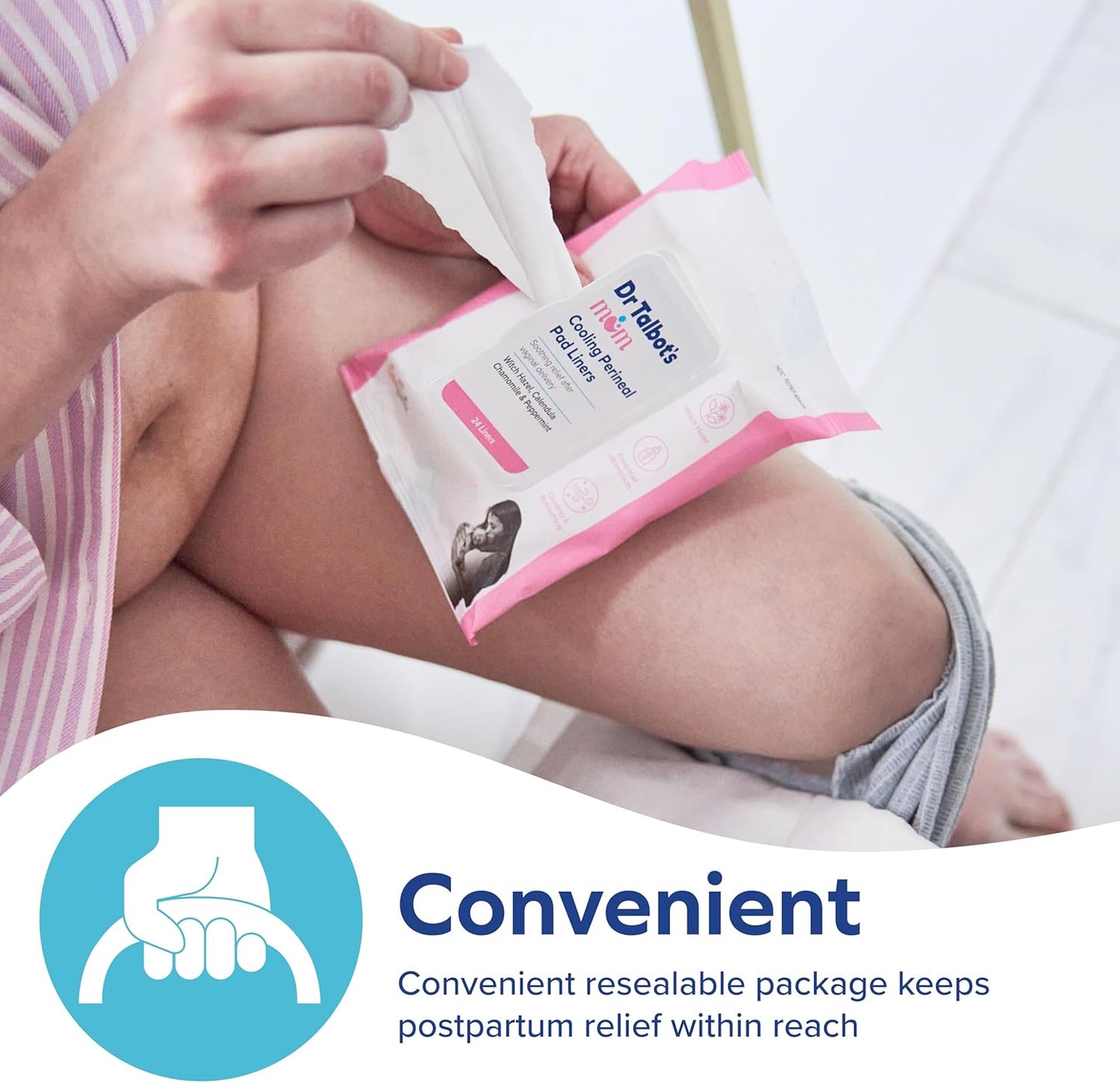 dr-talbots-postpartum-perineal-pad-liners---witch-hazel-cooling-pads-for-new-moms---24-liners-3