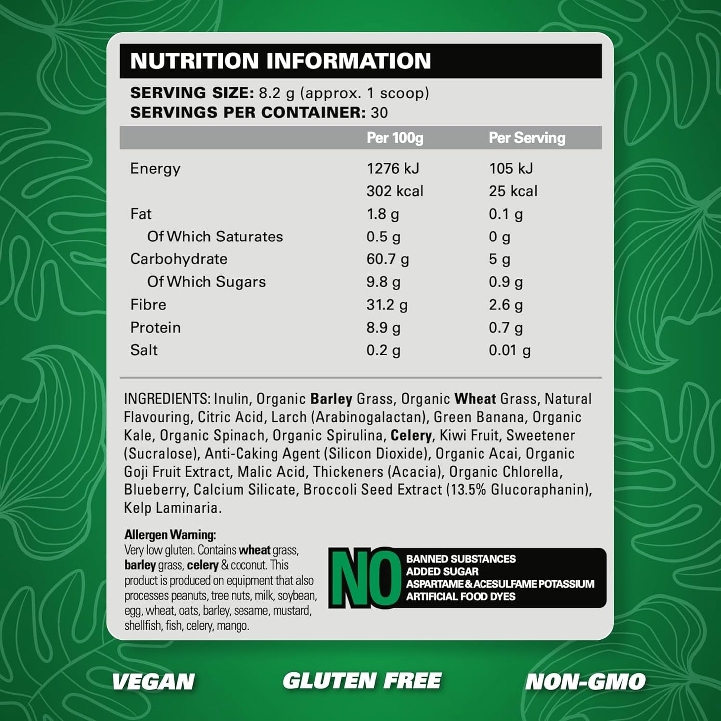 ehp-labs-oxygreens-powder---spirulina-chlorella-superfood-green-juice-supplement-with-prebiotic-fibre-antioxidants-immunity-support---30-servings-pineapple-flavor-2
