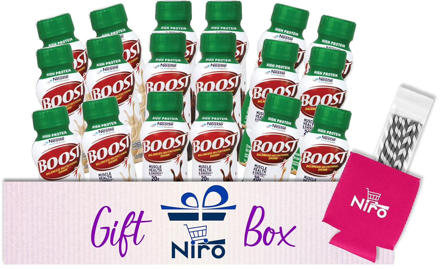 niro-assortment-high-protein-shake-variety-pack---boost-rich-chocolate-creamy-strawberry-very-vanilla-flavors---12-pack-with-beverage-sleeve-5