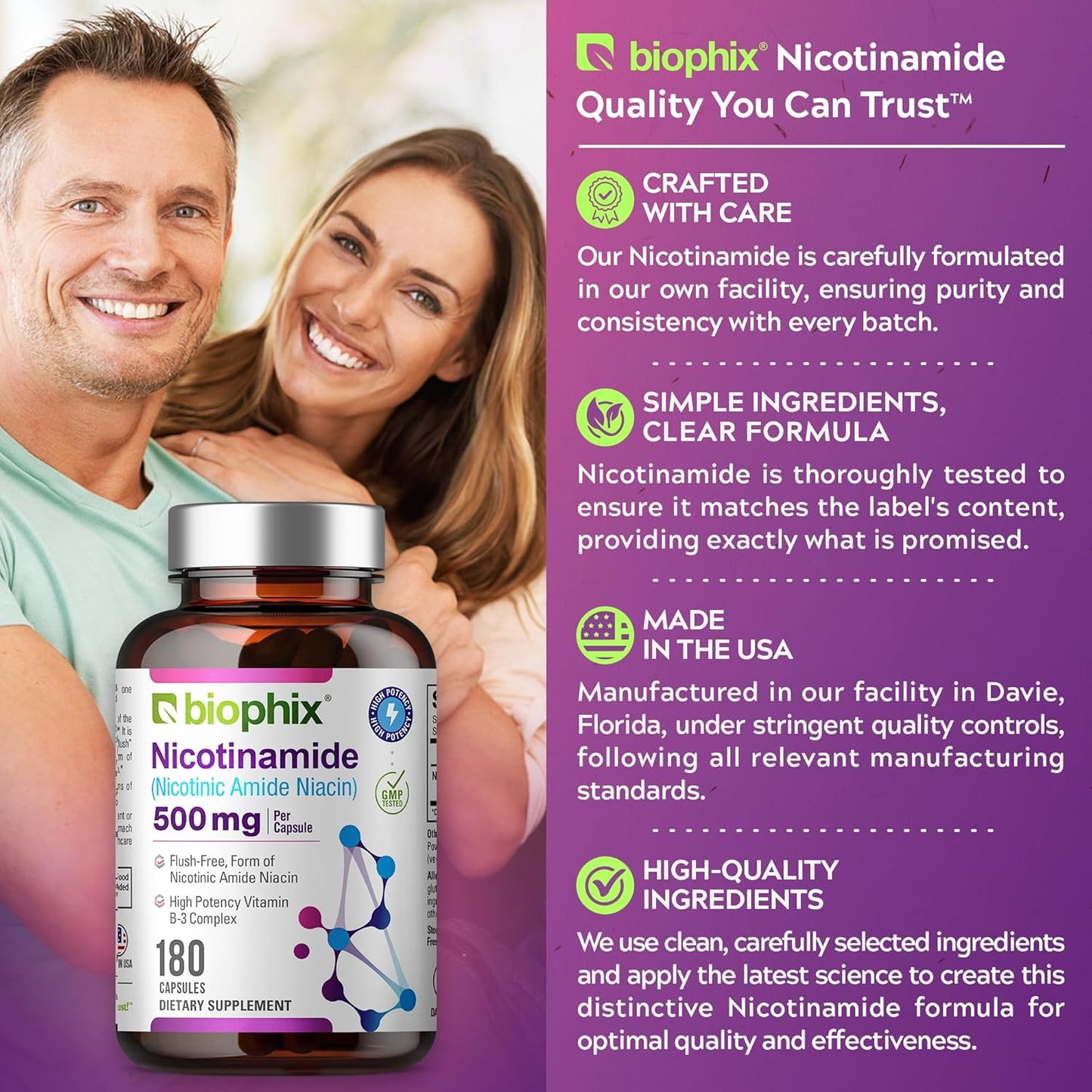 biophix-nicotinamide-500mg-capsules---niacin-vitamin-formula-for-skin-cell-health---flush-free-niacinamide-supplement---180-count-6