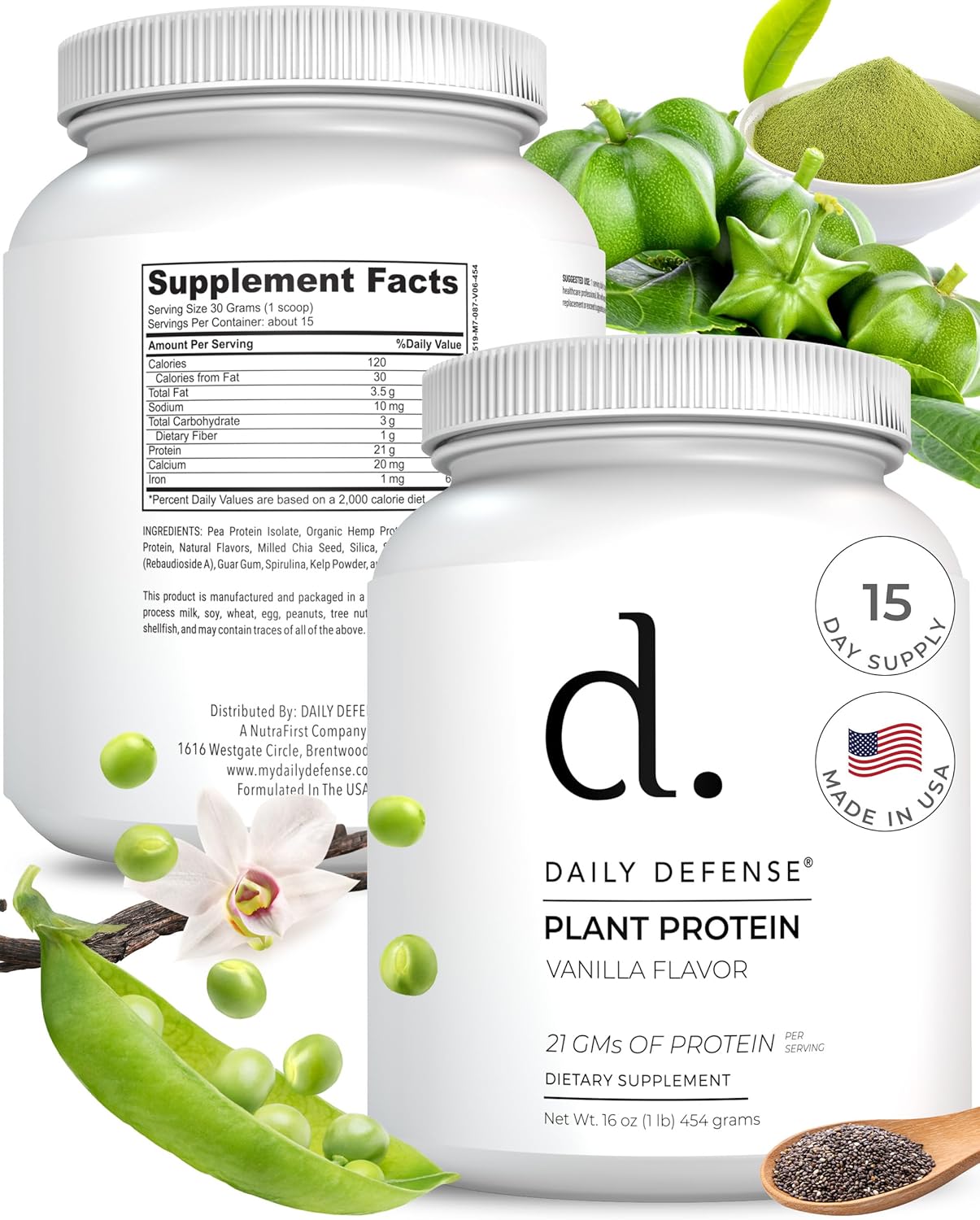 454g-plant-based-vanilla-protein-powder-with-21g-vegan-protein-per-scoop---daily-defense-protein-powder-for-women-men---15-servings-low-sugar-vegan-protein-powder-1