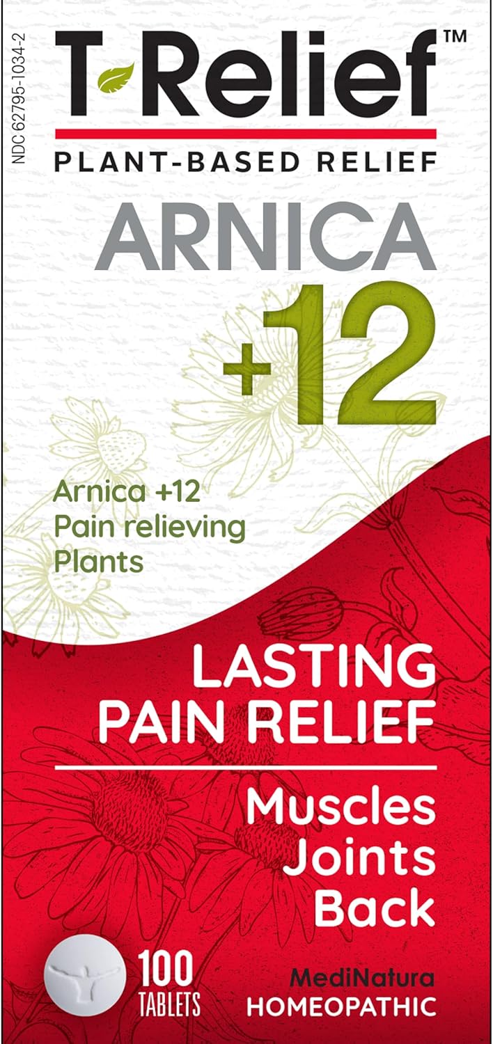 t-relief-arnica-tablets-for-back-pain-joint-soreness-muscle-aches-stiffness---fast-acting-natural-relief-with-12-actives---100-tablets-3-pack-9