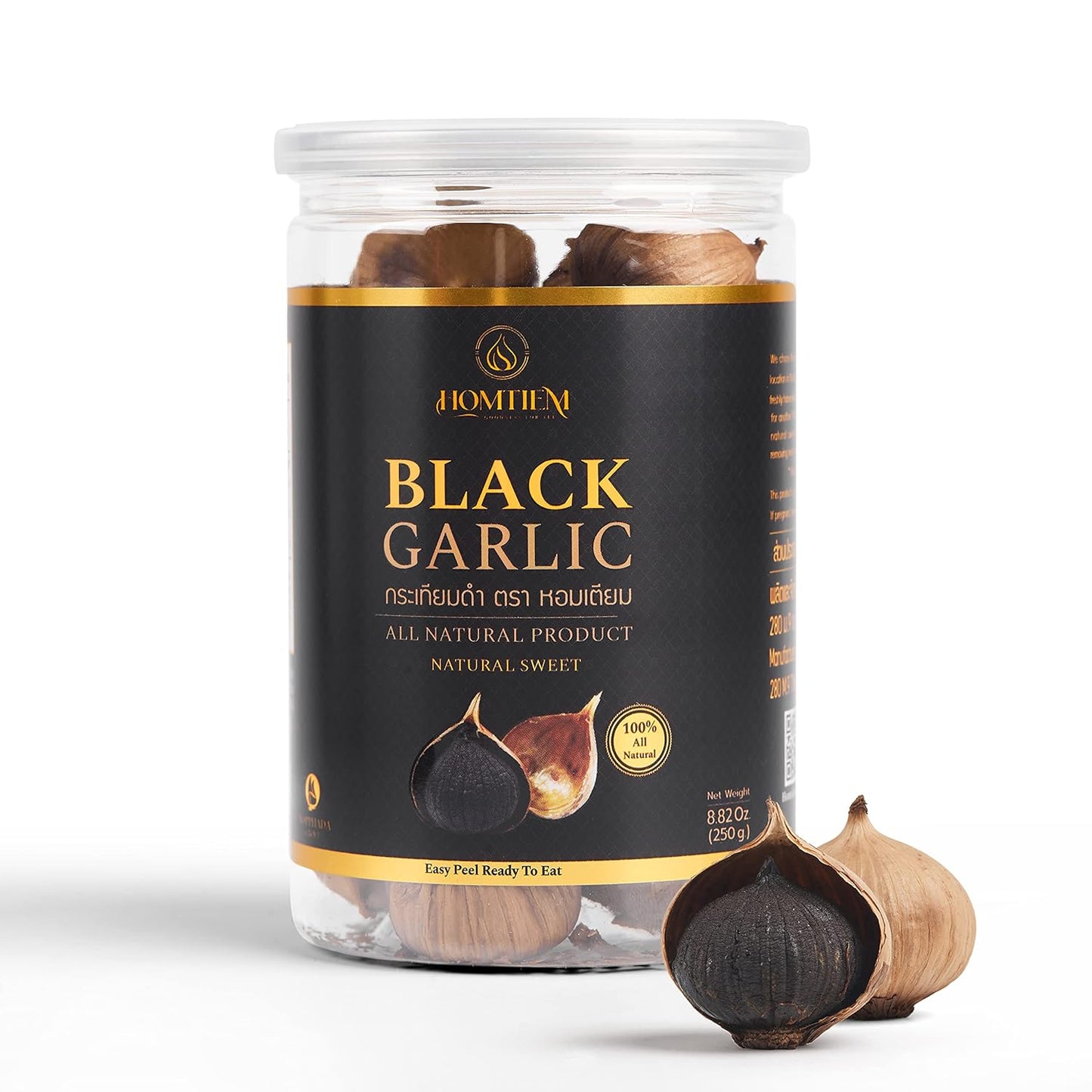bundle-homtiem-black-garlic-250g-dried-crystallized-ginger-16oz---less-sweet-sugar-free-2