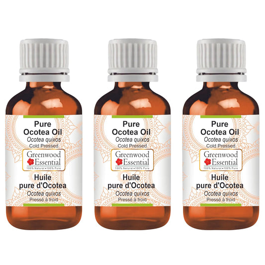 3-pack-greenwood-essential-pure-ocotea-oil-ocotea-quixos---cold-pressed-100ml-each-10-oz-total-1