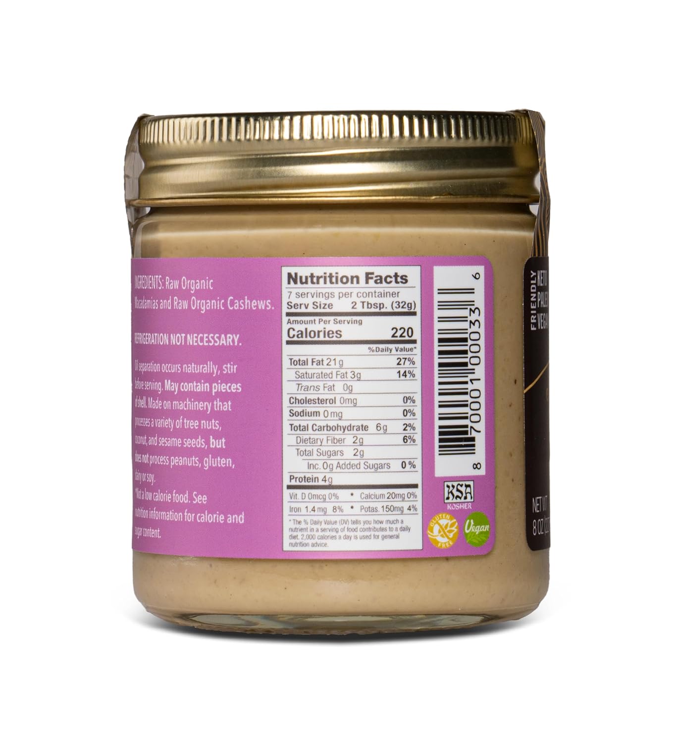 artisana-organics-raw-macadamia-cashew-butter-duo---2-pack-8oz-jars---organic-natural-2