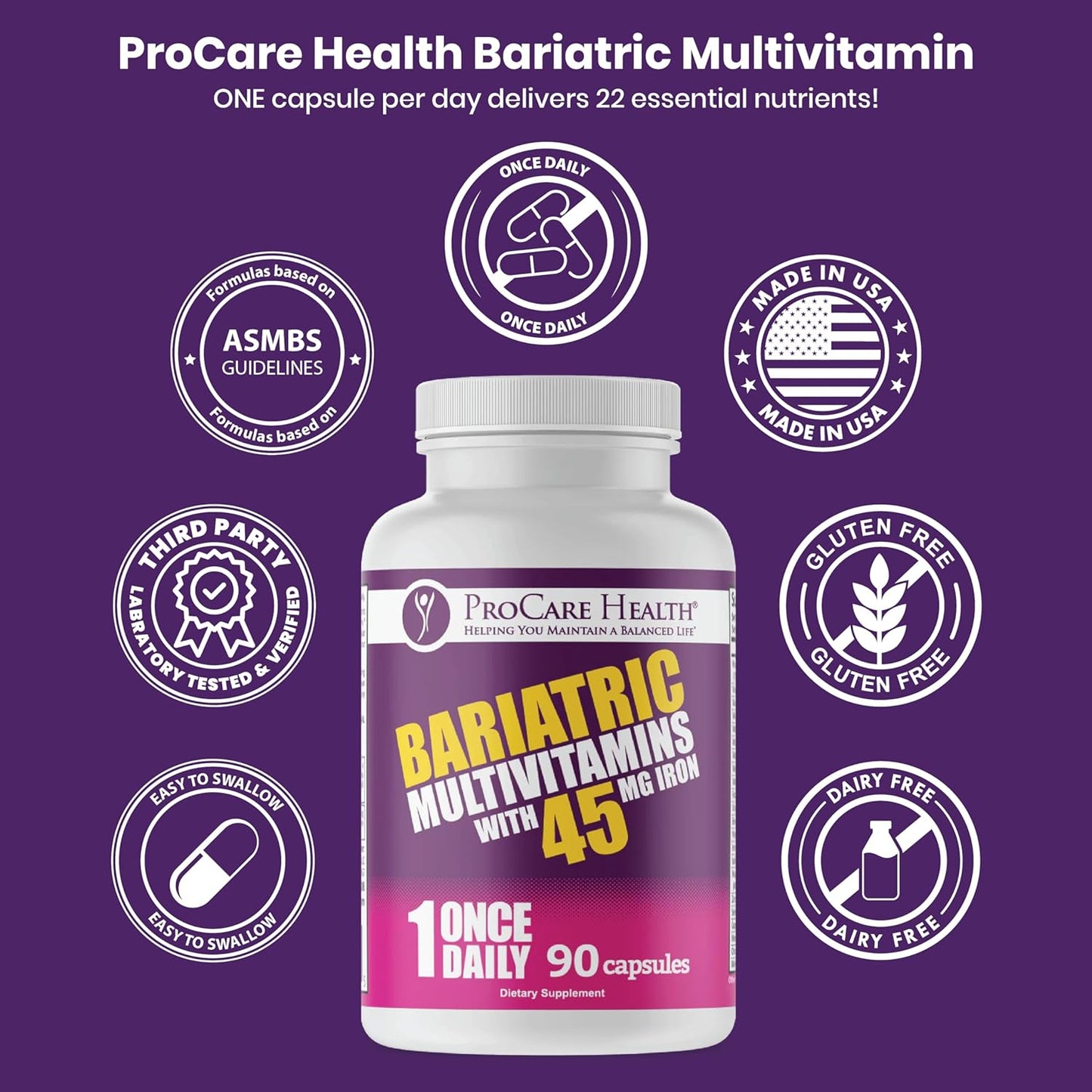 post-op-bariatric-multivitamin-with-iron---90-easy-to-swallow-capsules---45mg---sleeve-gastric-bypass---sustain-energy-recovery---3-month-supply-7