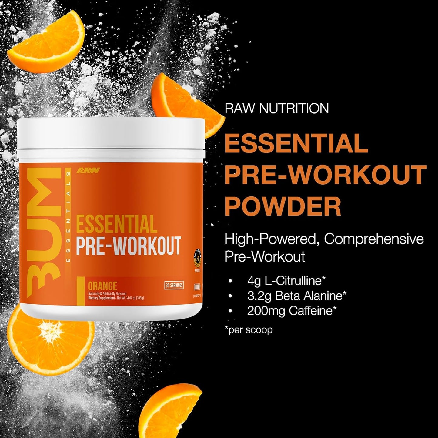 chris-bumstead-raw-essential-orange-pre-workout-powder-for-men-women---energy-supplement-with-caffeine-l-citrulline-l-tyrosine-beta-alanine---sports-nutrition-blend-3