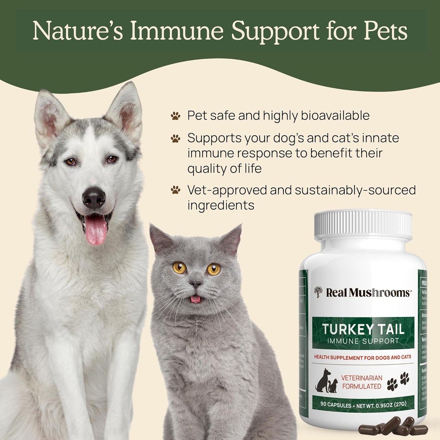 turkey-tail-pet-support---dog-immune-gut-health-multivitamins---grain-free-gluten-free-vet-approved-90ct-4