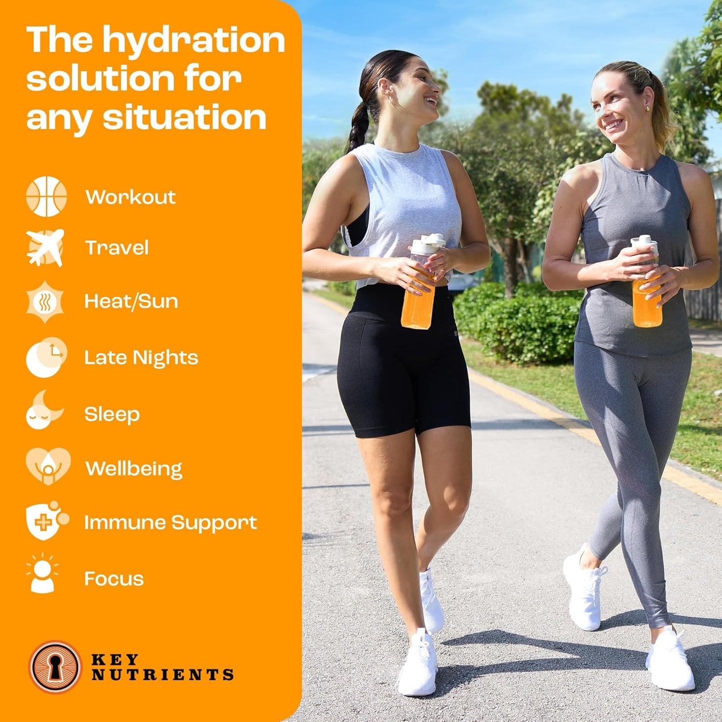 Tangy Orange Multivitamin Electrolyte Powder - Energy & Endurance Hydration Supplement - No Sugar, No Calories - 90 Servings - Made in USA - Espot.com.au