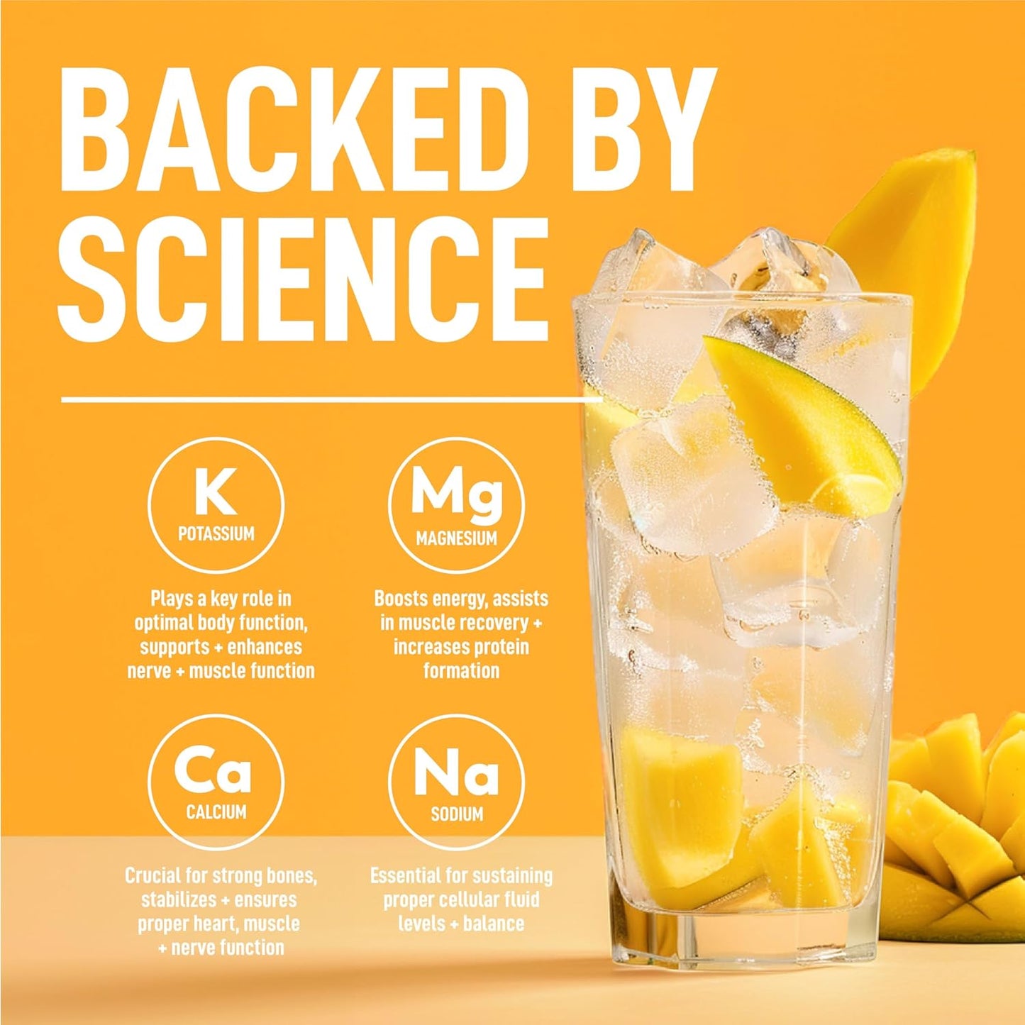 Mango Flavored Keto Electrolyte Powder with No Sugar - Hydration Support for Keto Dieters - Sugar-Free Electrolyte Supplement - Sips Like Sunshine - Espot.com.au
