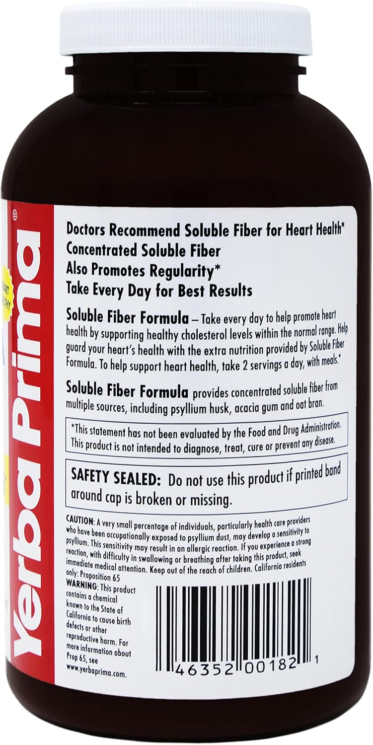 premium-yerba-prima-soluble-fiber-formula-powder---12-ounce-dietary-fiber-supplement-natural-concentrated-gluten-free-non-gmo---made-in-usa-4