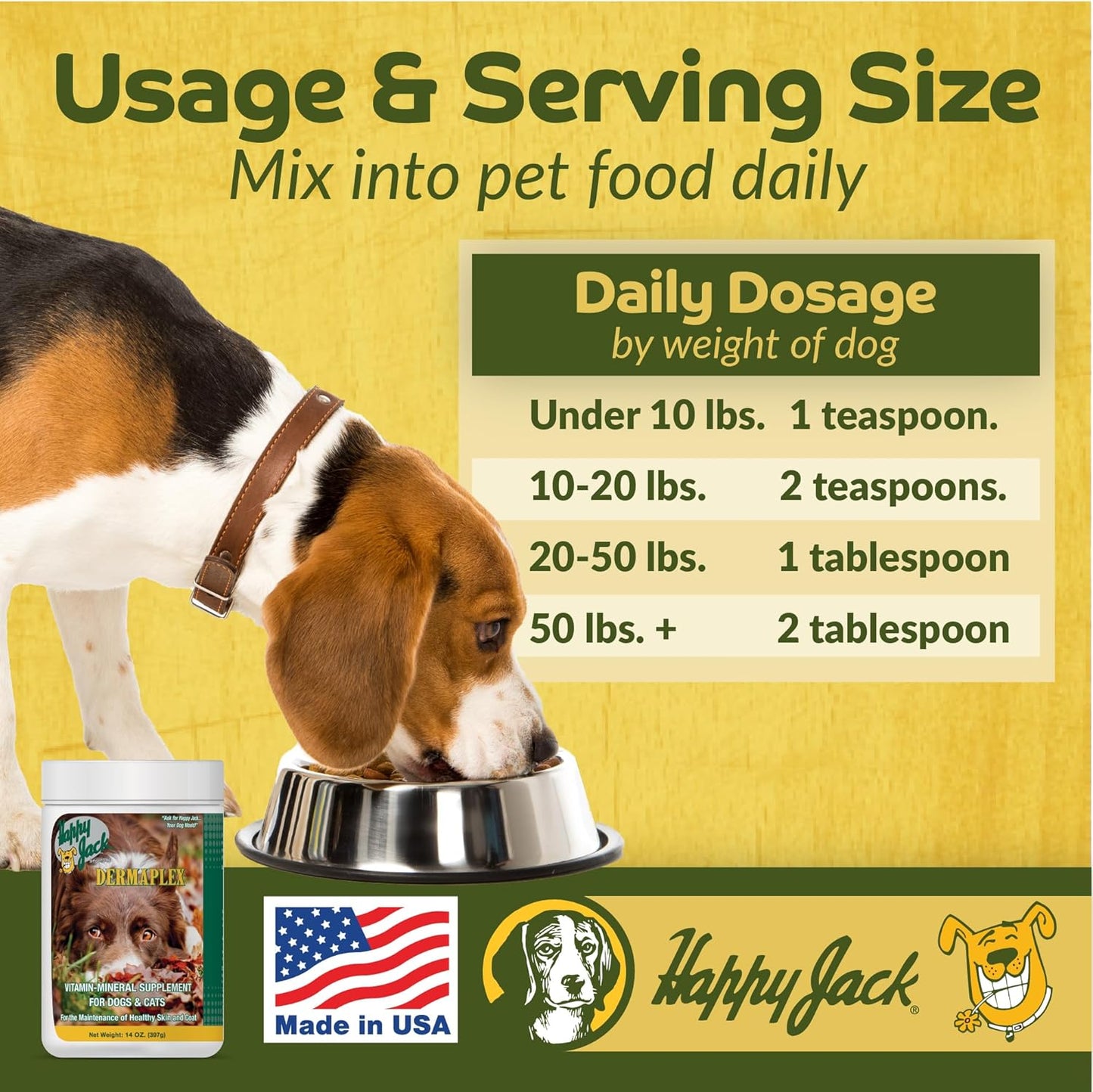 skin-and-coat-supplement-for-dogs-cats---happy-jack-dermaplex-14oz---promotes-hair-growth-for-pets-with-eczema-hot-spots-mange-infections-and-wounds-5