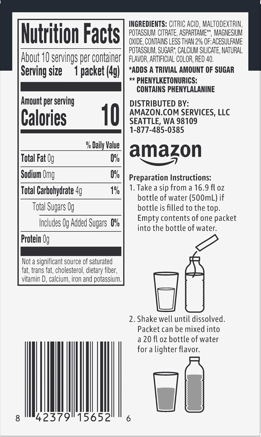 Happy Belly Pink Lemonade Drink Mix Singles, 1.4 Oz (Pack of 12) by Amazon Brand - Convenient Pack of 12 Individual Packets of Pink Lemonade Mix for On-the-Go Refreshment - Espot.com.au