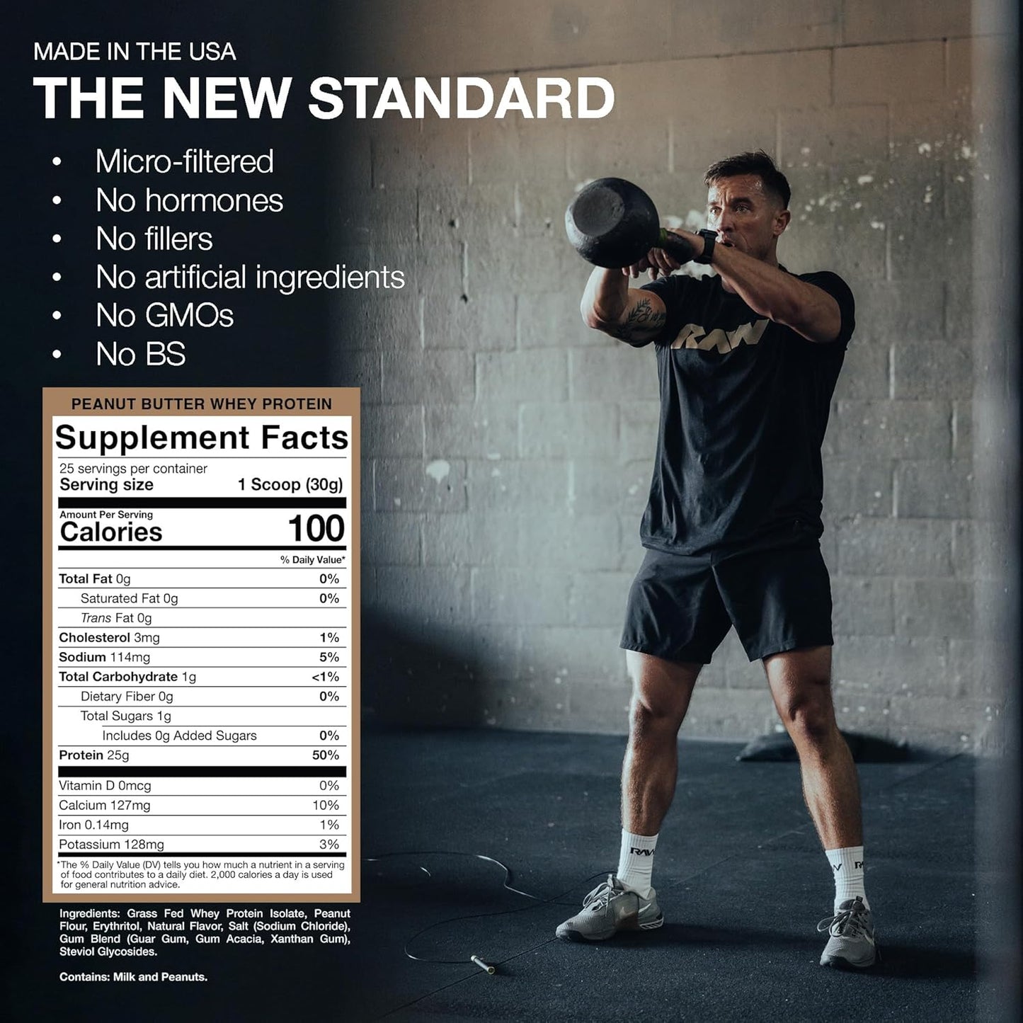grass-fed-peanut-butter-whey-isolate-protein-powder---muscle-growth-recovery---low-fat-low-carb-naturally-flavored---25-servings-4