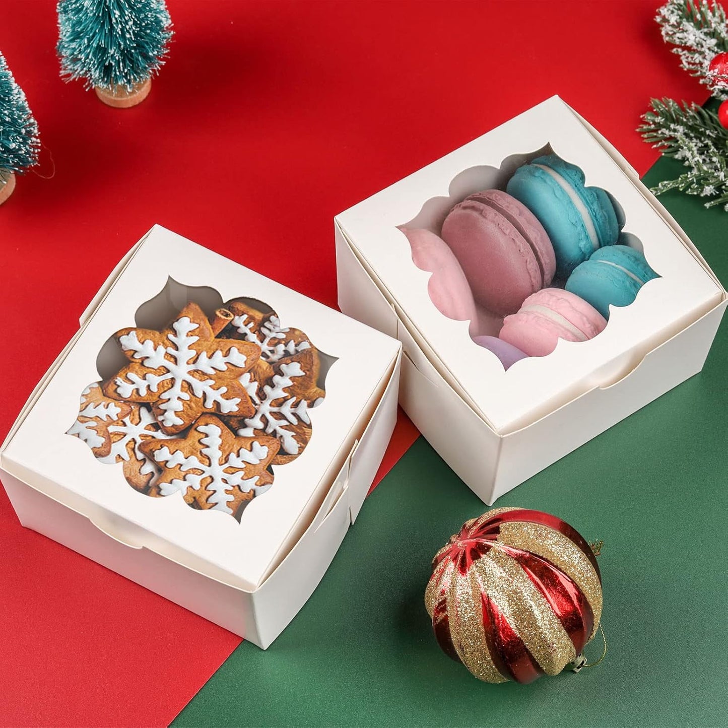 50-pack-4x4x25-inches-bakery-boxes-with-window-for-cookies-chocolate-strawberries-muffins-donuts---small-cake-boxes-for-desserts-white-2