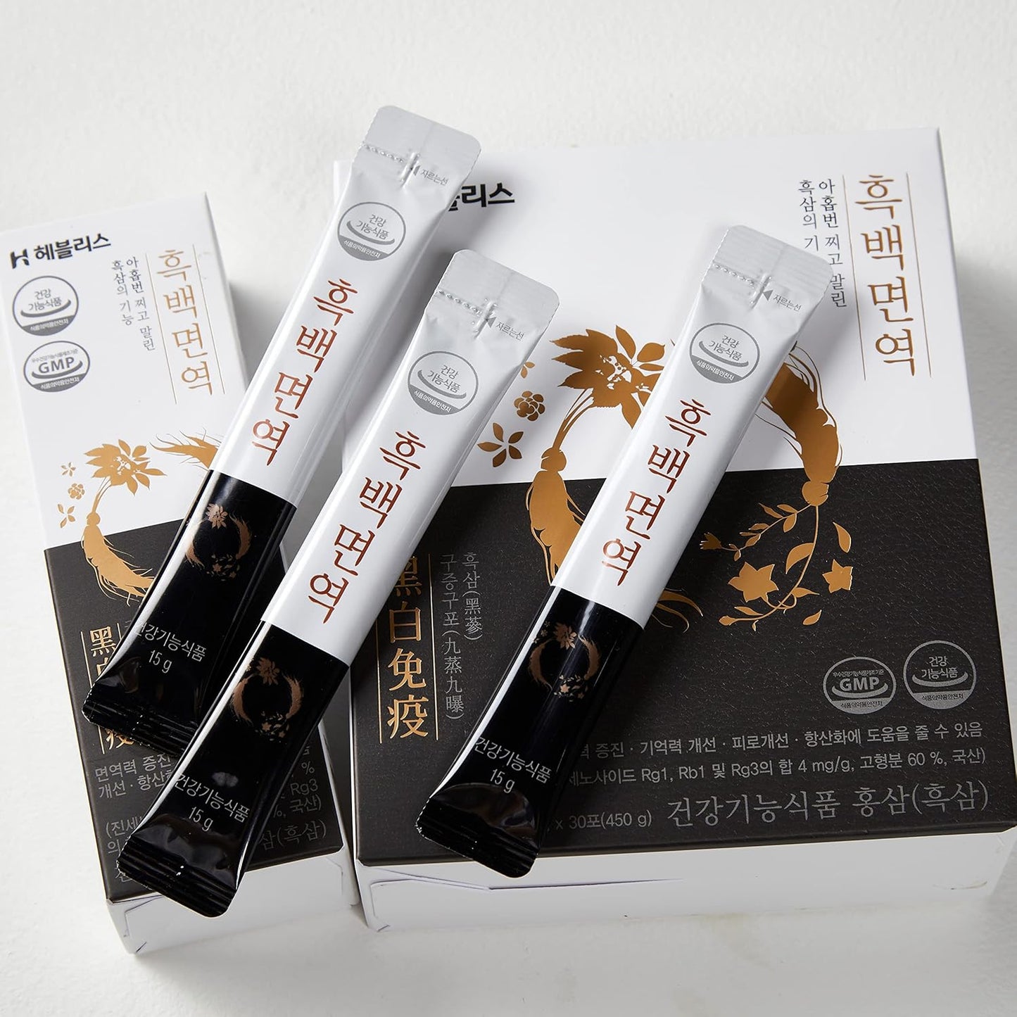 Korean Black Ginseng and White Platycodon Extract with Panax Ginseng for Energy and Immune Support - Ginseng Honey Sticks - Espot.com.au